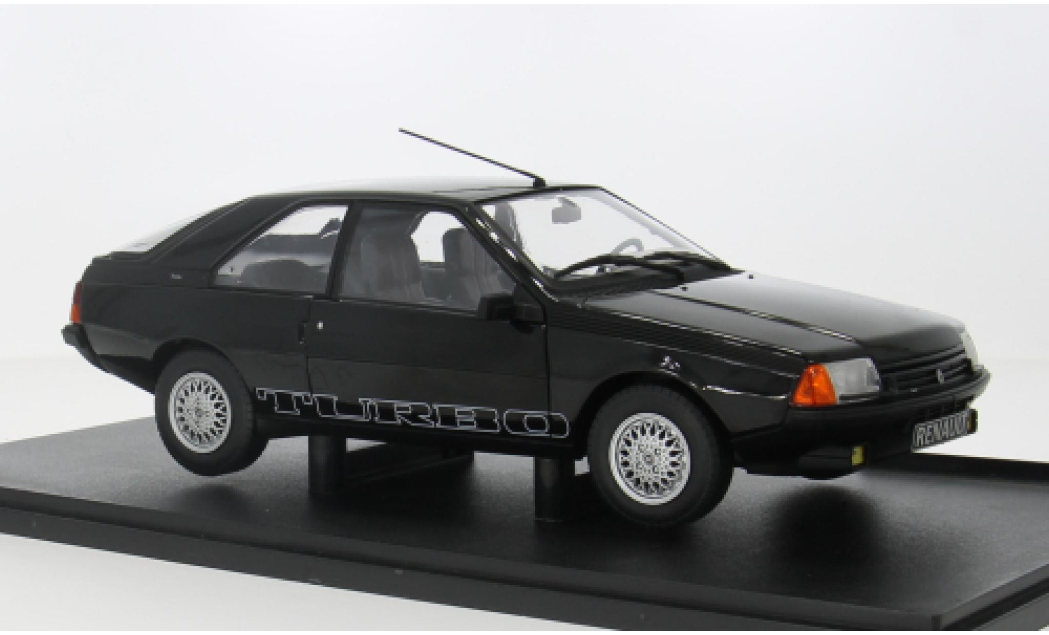 Renault Fuego 1/18 Solido Turbo schwarz 1:18 modellino in miniatura