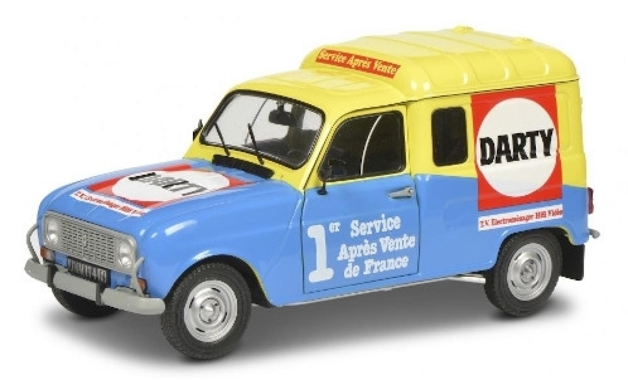 Renault 4 1/18 Solido R F Darty 1988 modellino in miniatura
