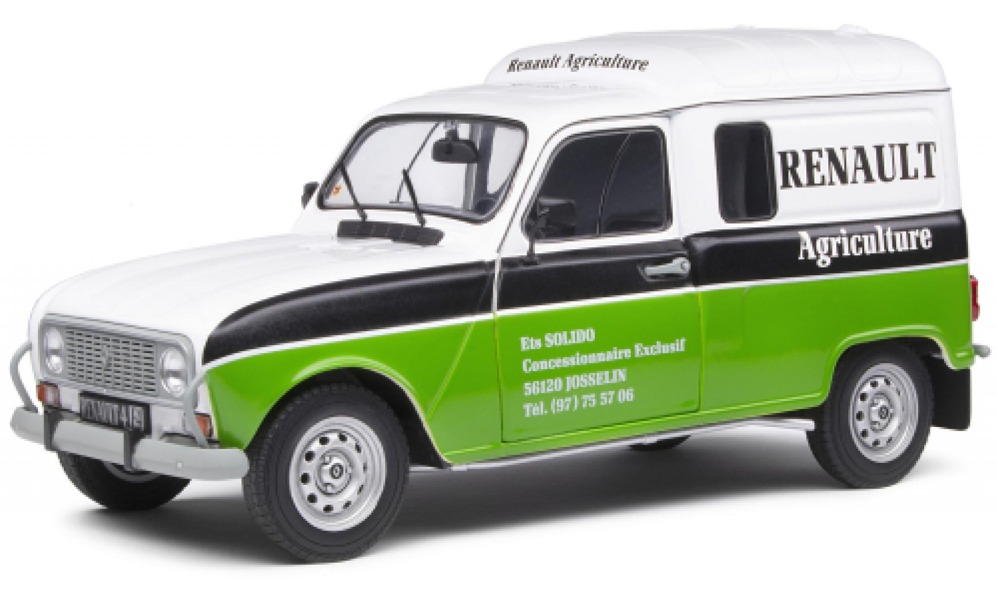 Renault 4 1/18 Solido R L Agriculture 1988 modellino in miniatura