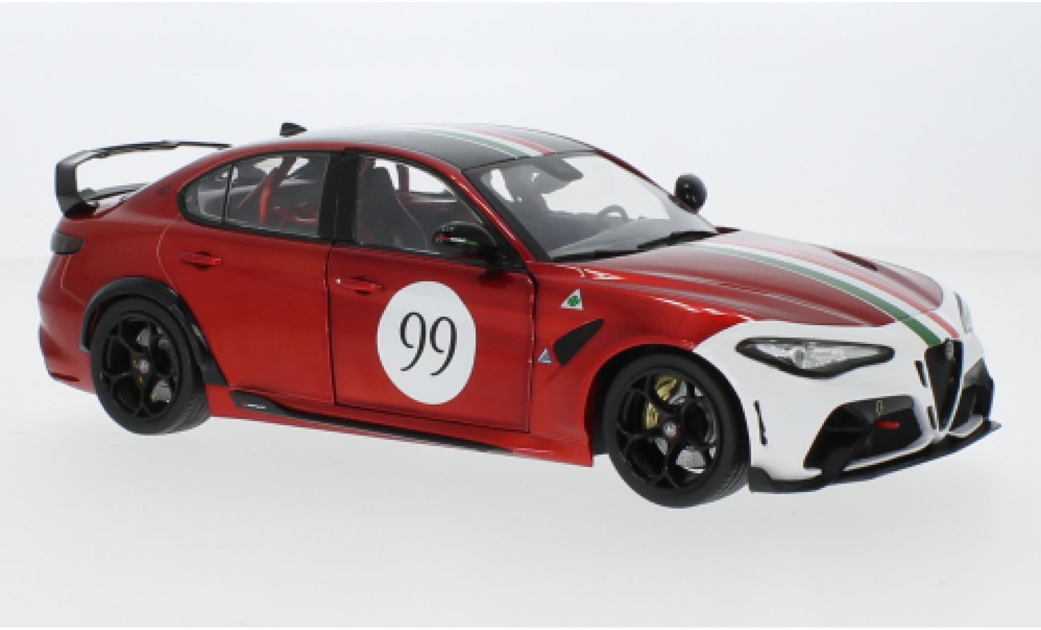 Alfa Romeo Giulia 1/18 Solido GTAM metallise rosso 2022 modellino in miniatura