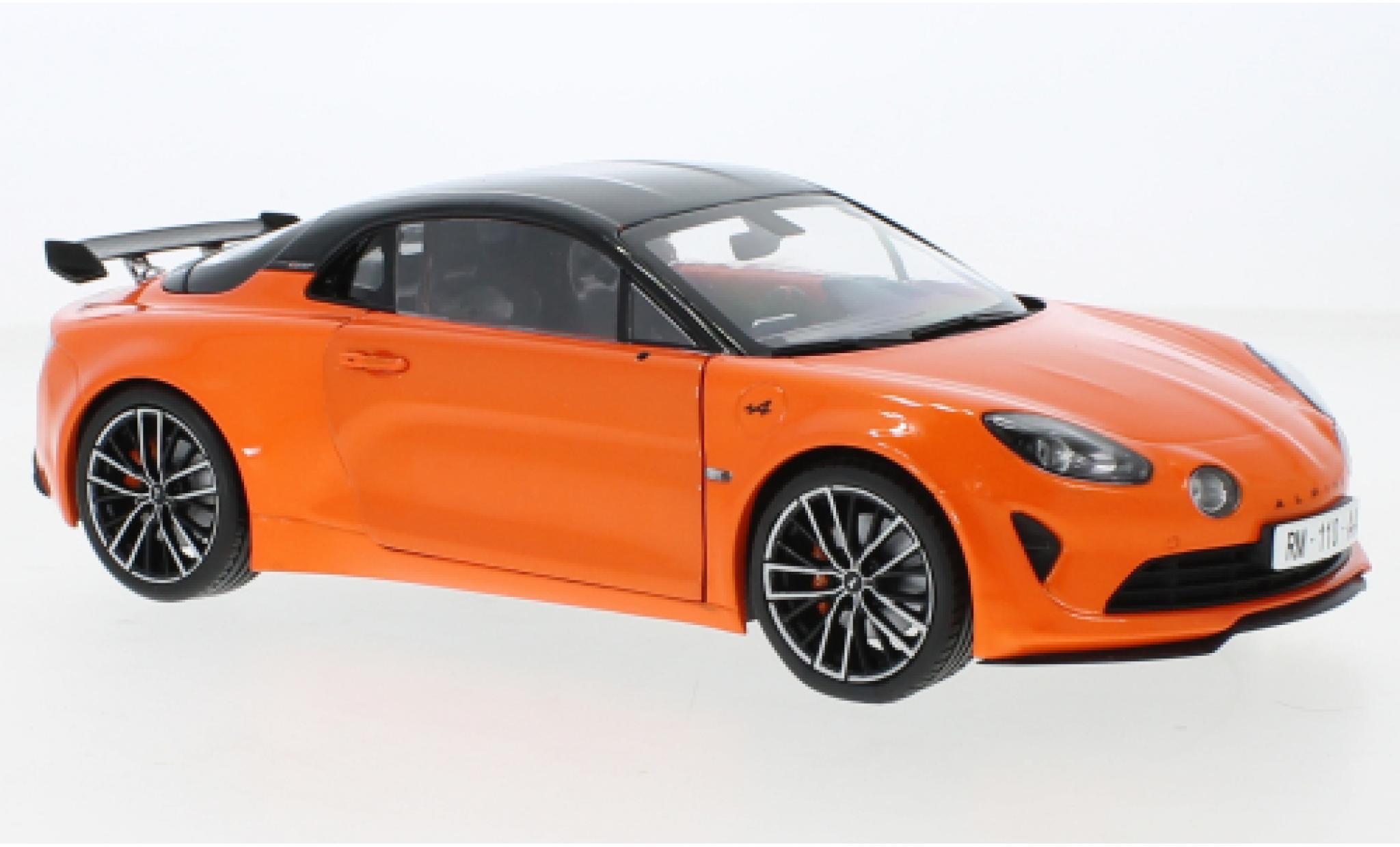 Alpine A110 1/18 Solido s metallise orange 2022 modellino in miniatura