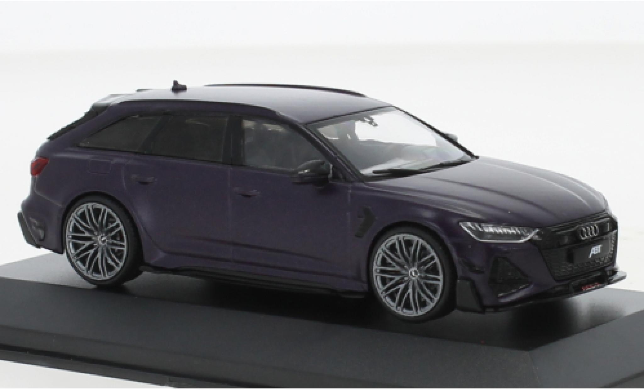 Audi RS6 1/43 Solido -R matt-porpora 2022 modellino in miniatura