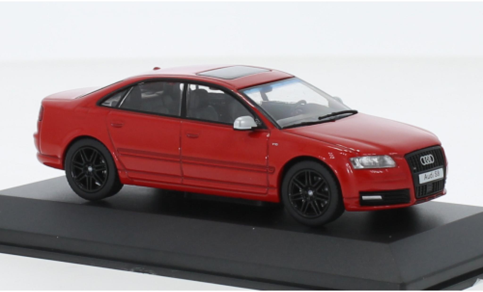 Audi S8 1/43 Solido (D3) rosso 2019 modellino in miniatura