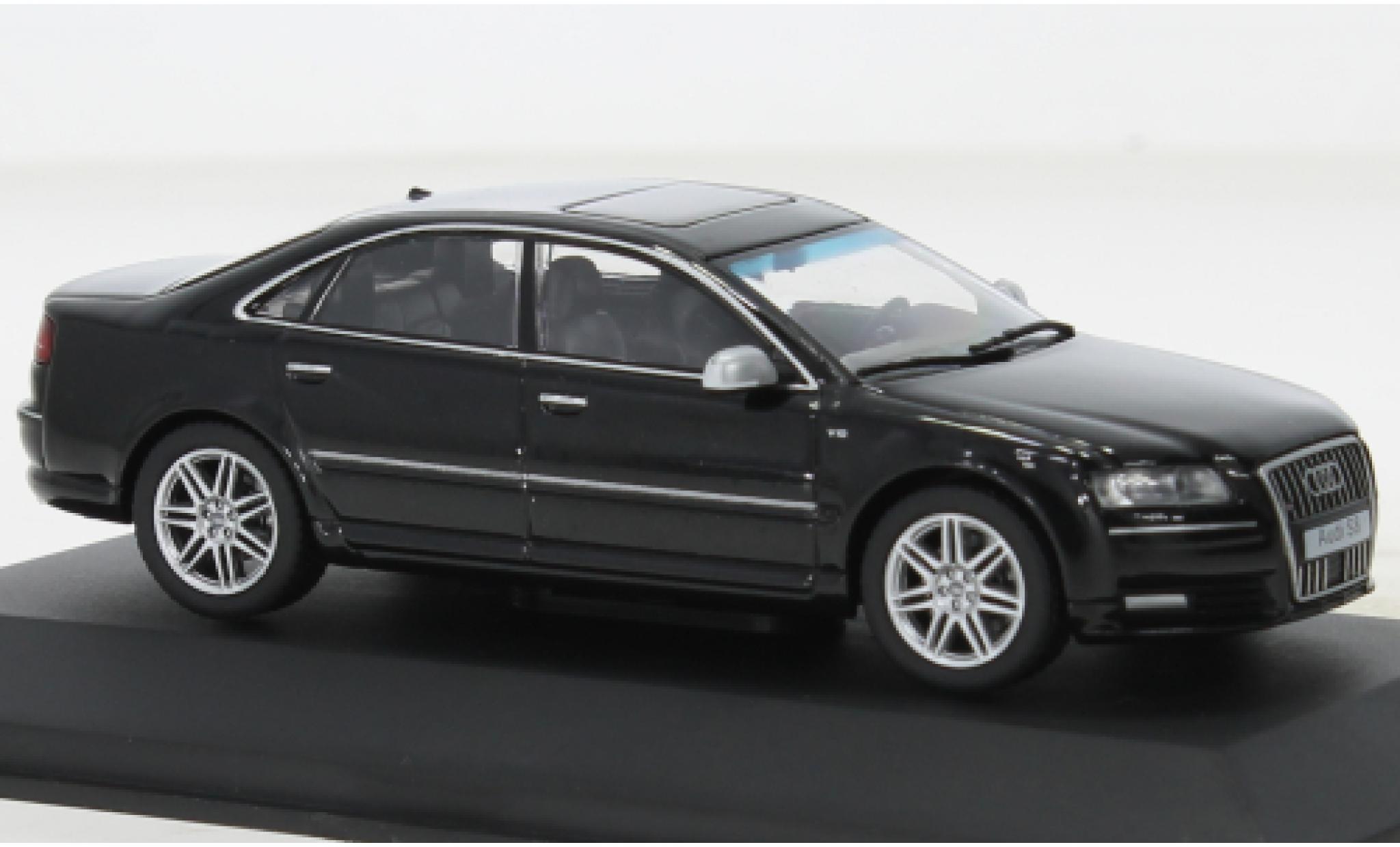 Audi S8 1/43 Solido (D3) nero 2010 modellino in miniatura