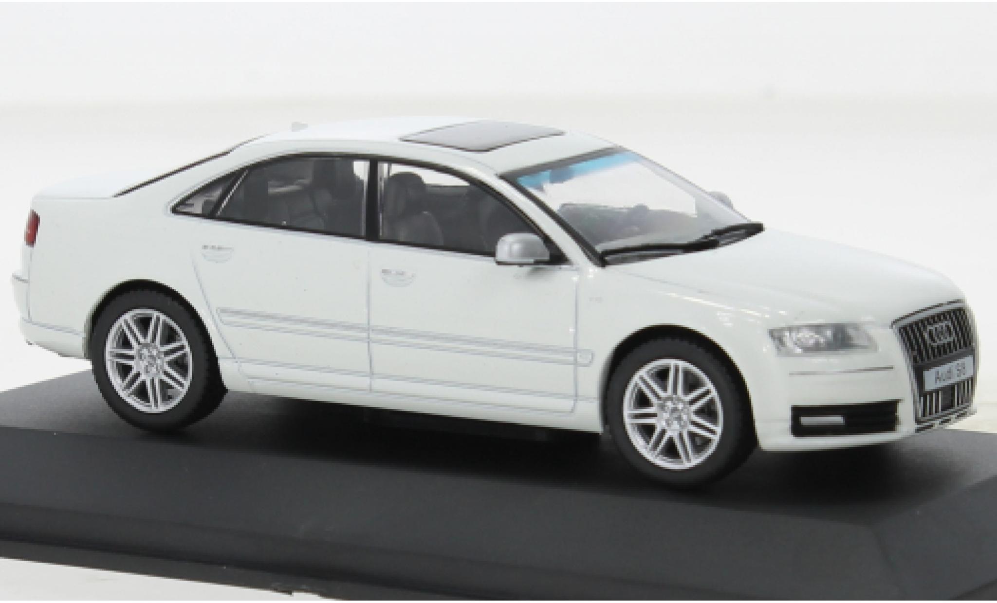 Audi S8 1/43 Solido (D3) bianco 2010 modellino in miniatura