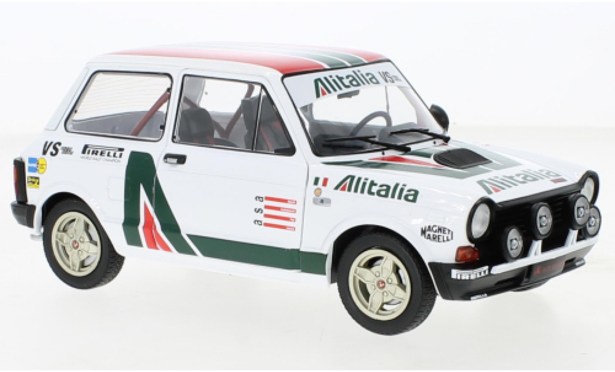 Autobianchi A112 1/18 Solido Abarth Alitalia 1980 modellino in miniatura