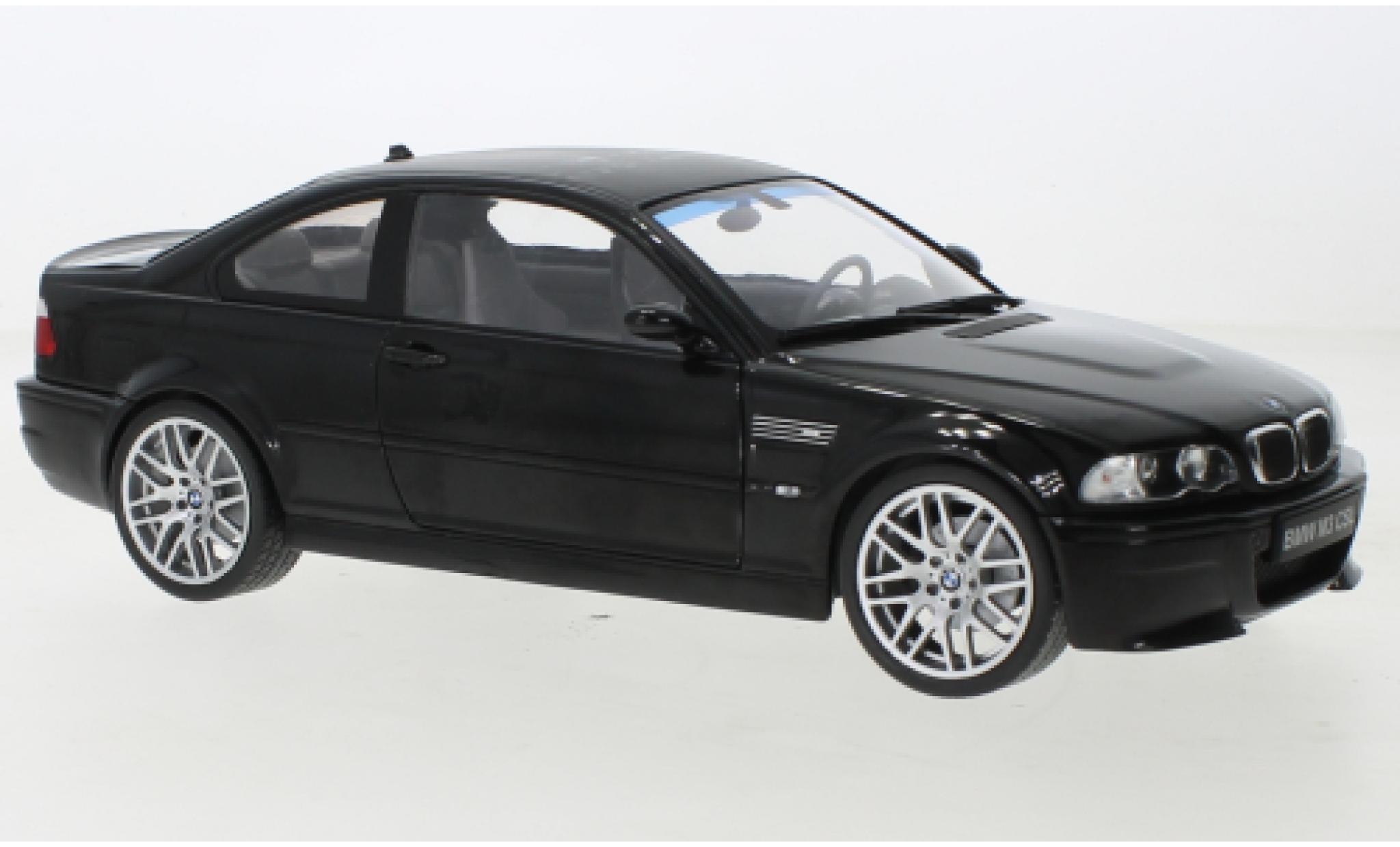 Bmw M3 1/18 Solido (E46) CSL nero 2003 modellino in miniatura
