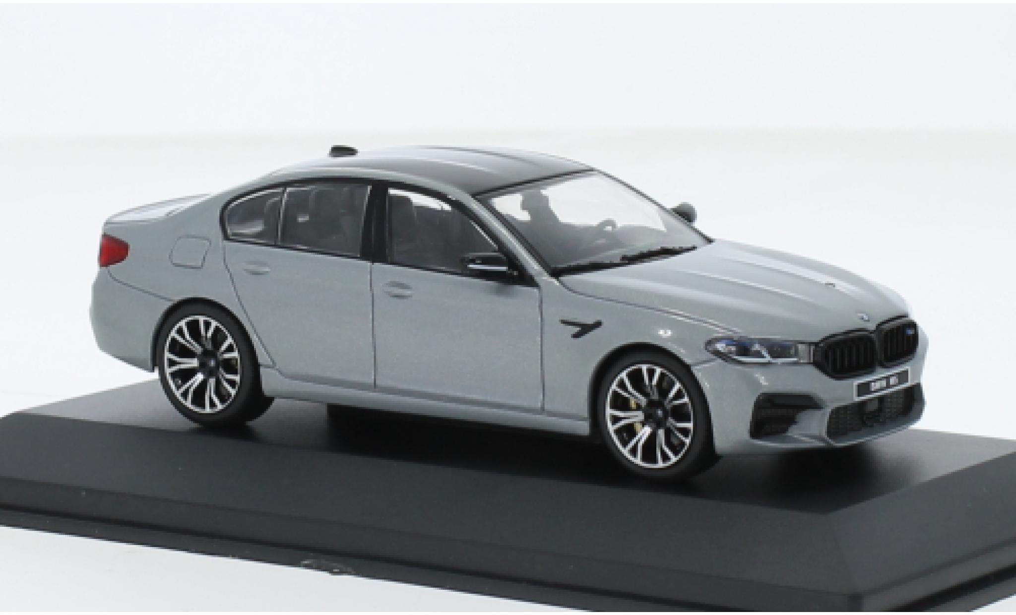 Bmw M5 1/43 Solido (F90) Competition metallise grigio clair modellino in miniatura