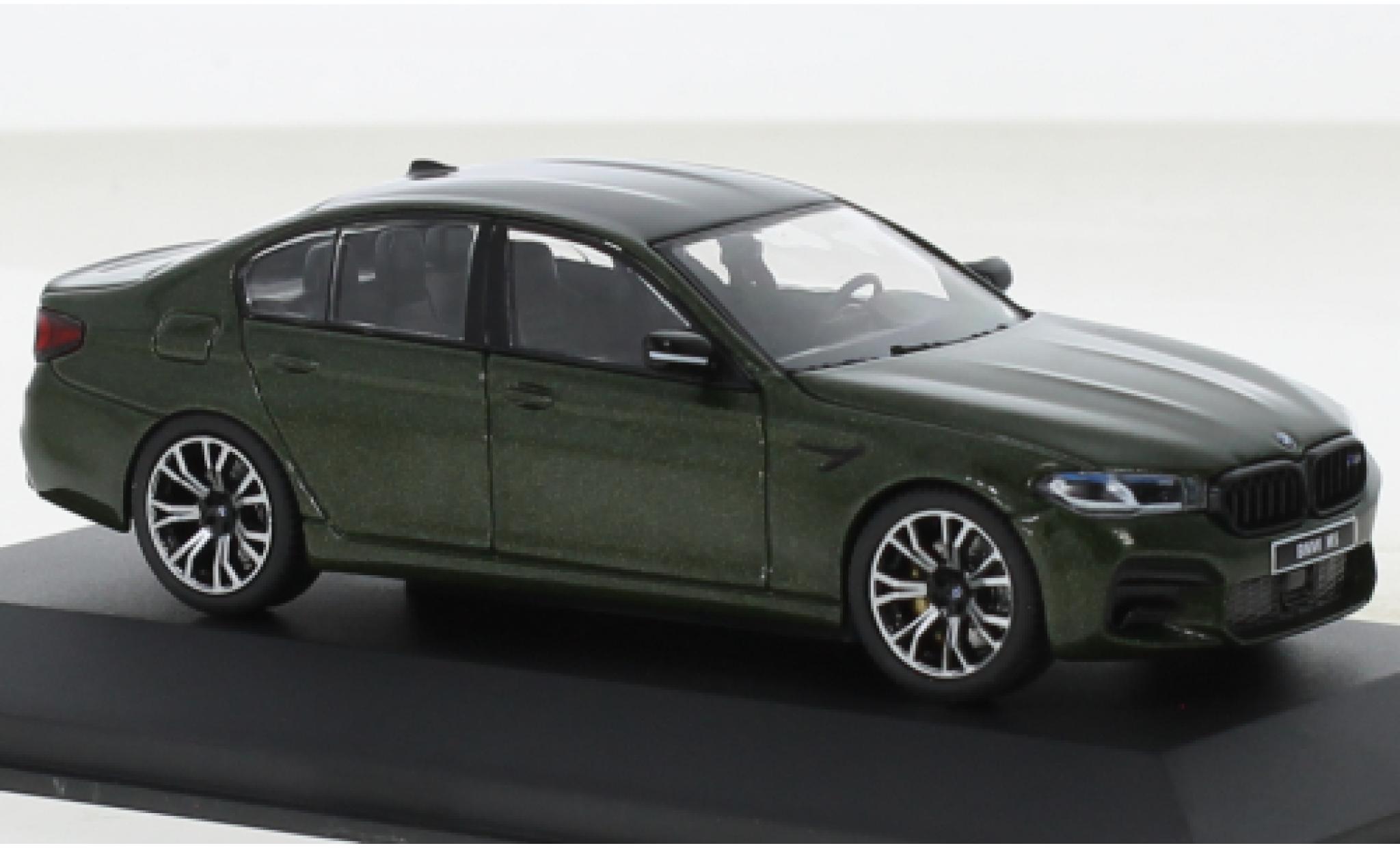Bmw M5 1/43 Solido (F90) Competition metallise verde foncé 2020 modellino in miniatura