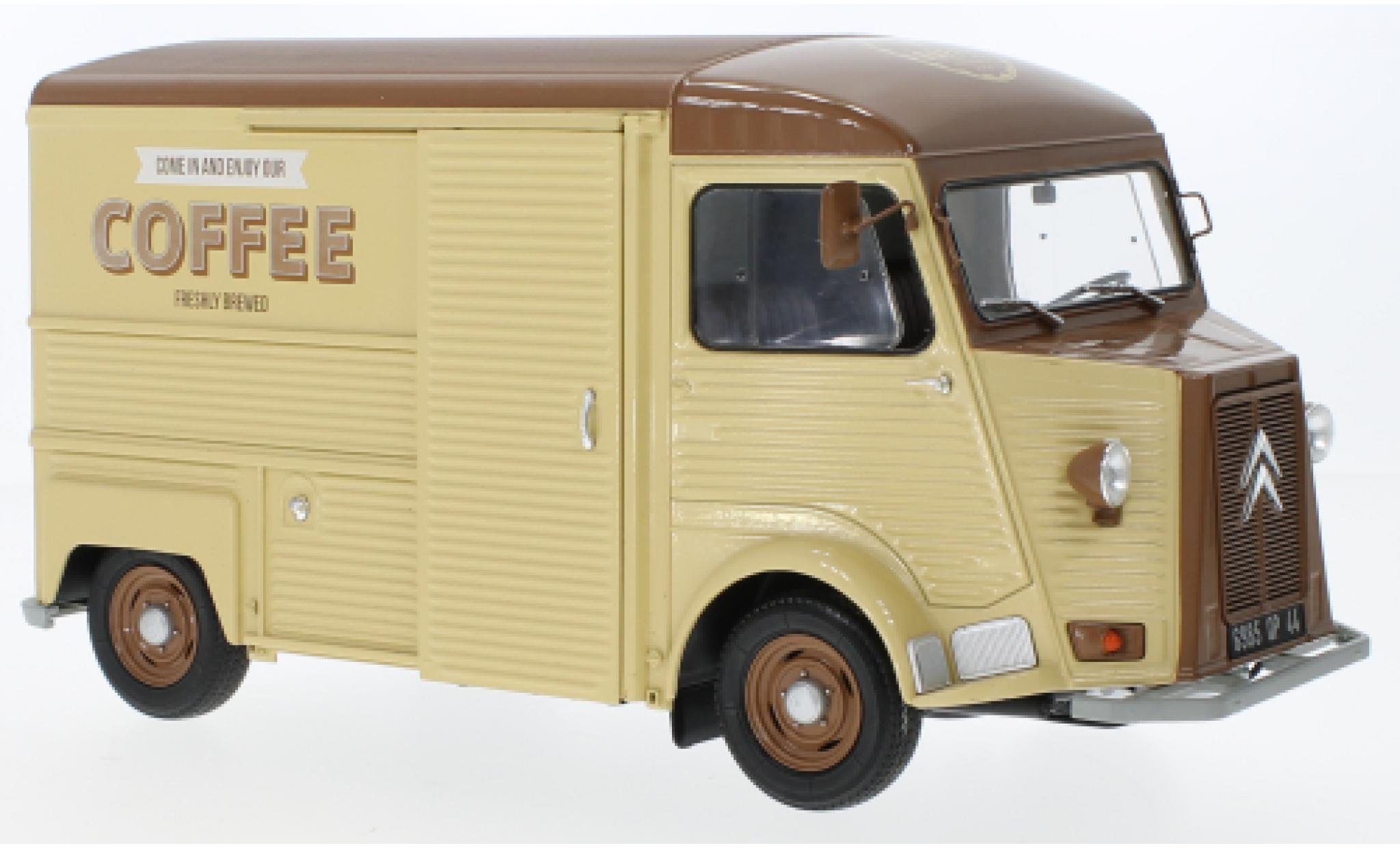 Citroen HY 1/18 Solido Food Truck Cafe Ambulant 1969 modellino in miniatura