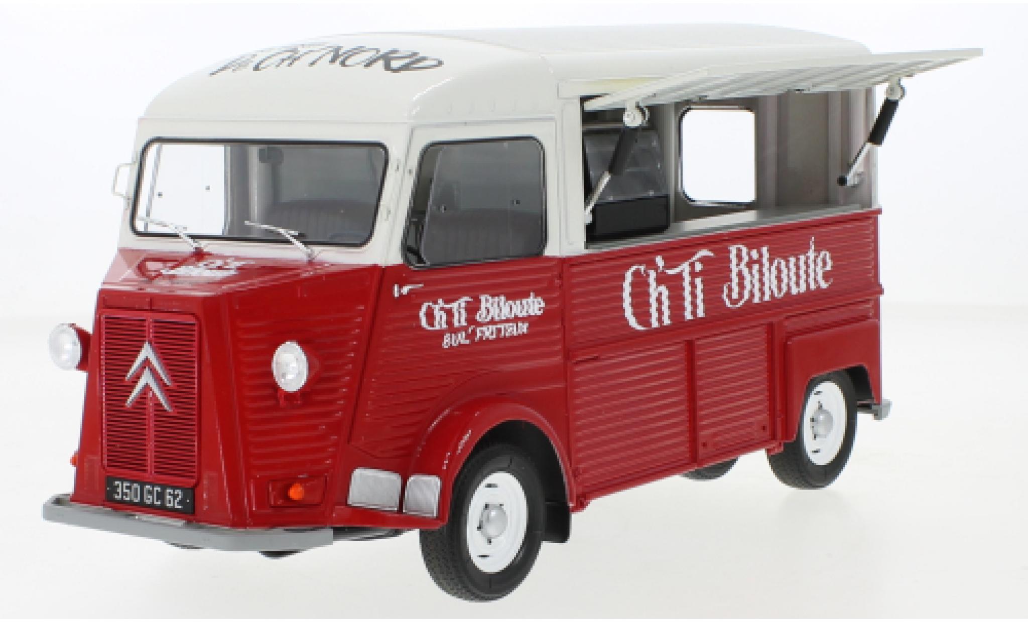 Citroen HY 1/18 Solido Food Truck Friterie Chti Biloute 1969 modellino in miniatura