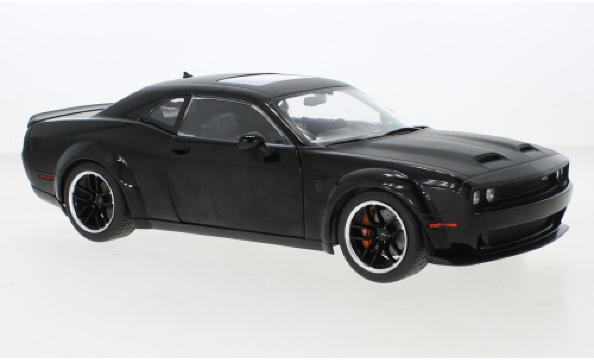 Dodge Challenger 1/18 Solido SRT Hellcat Redeye Widebody nero 2020 modellino in miniatura