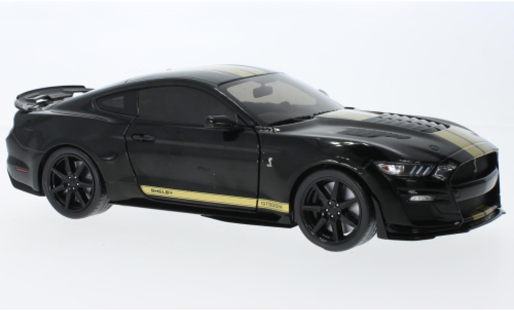 Shelby GT 500 1/18 Solido Ford Mustang -H nero/doré 2023 modellino in miniatura