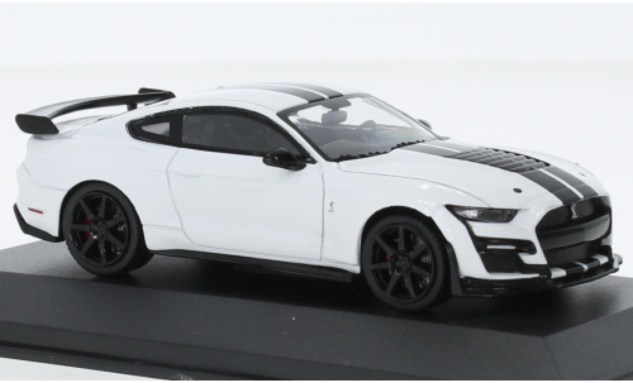 Shelby GT 500 1/43 Solido Ford Mustang rapide Track bianco/nero modellino in miniatura