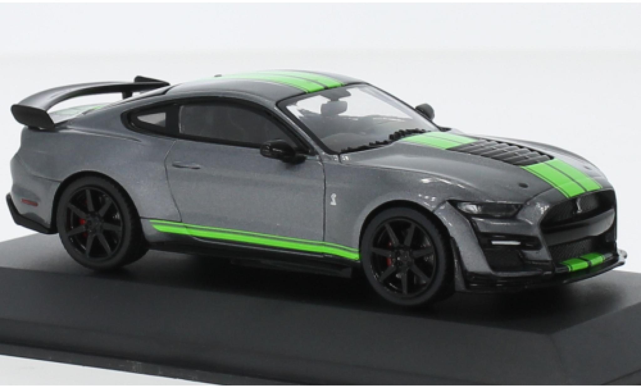 Shelby GT 500 1/43 Solido Ford Mustang rapide Track metallise grigio/la chaux 2020 modellino in miniatura