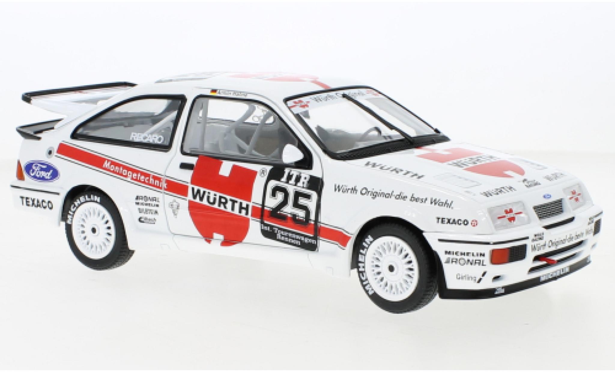 Ford Sierra 1/18 Solido RS 500 Cosworth No.25 Wolf Racing Würth DTM 1988 modellino in miniatura