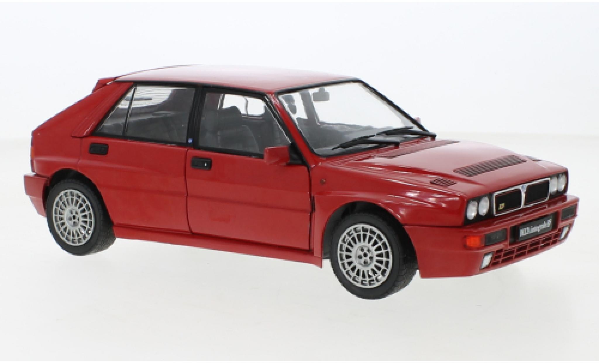 Lancia Delta 1/18 Solido HF Integrale rosso 1991 modellino in miniatura