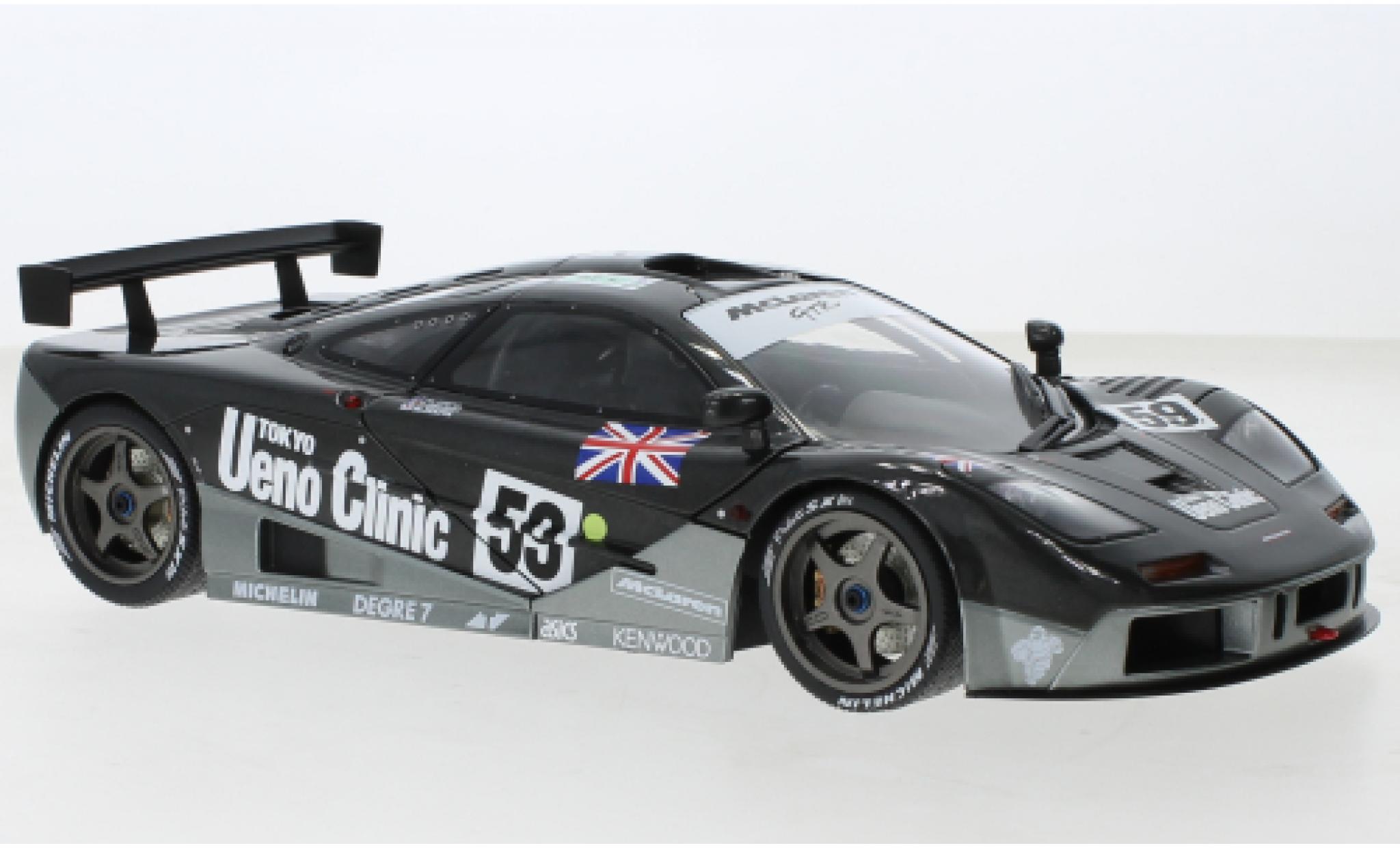 McLaren F1 1/18 Solido GTR No.59 Ueno Clinic 24h Le Mans 1995 modellino in miniatura
