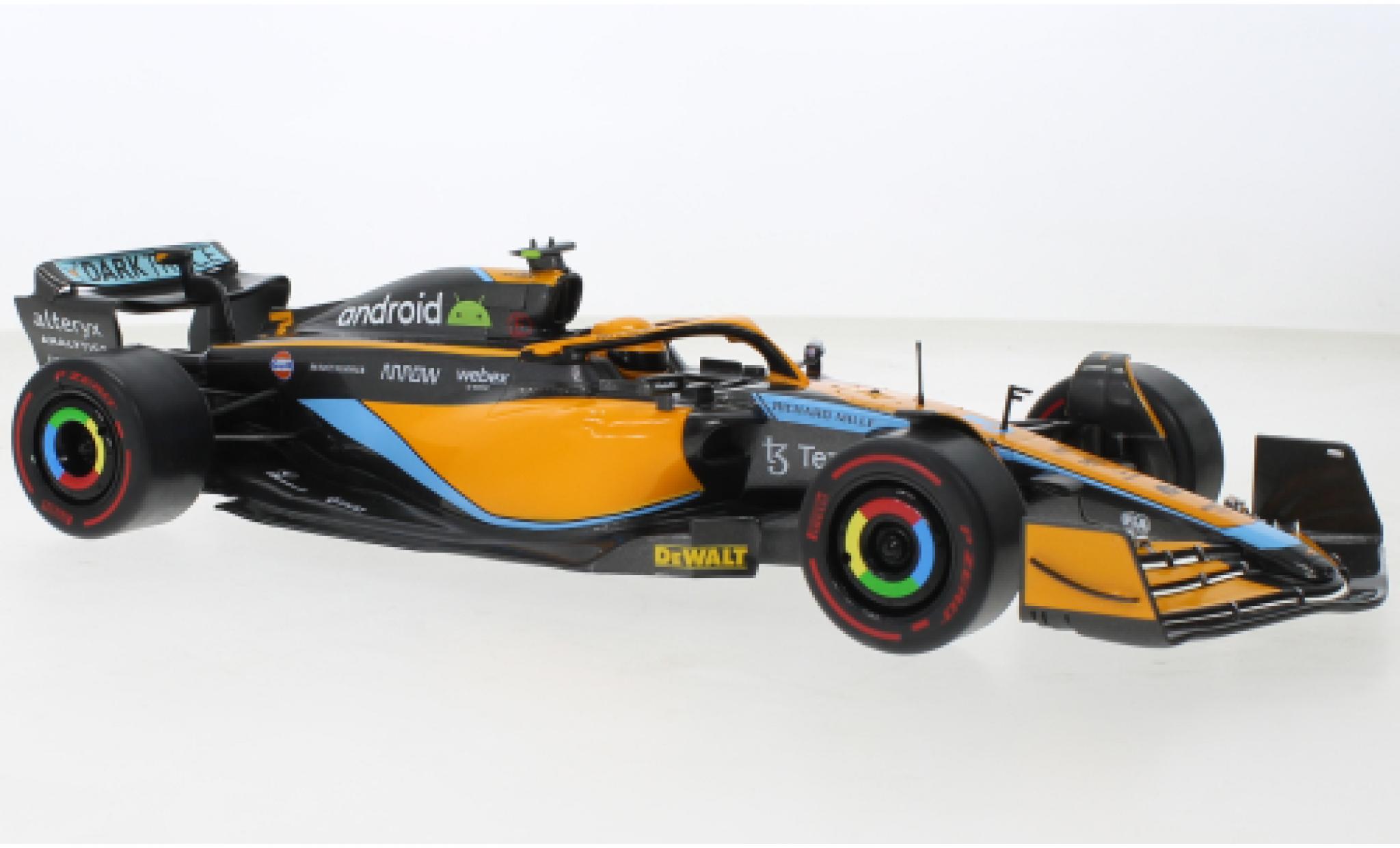 McLaren F1 1/18 Solido MCL36 No.3 Team formule 1 GP Australie 2022 modellino in miniatura