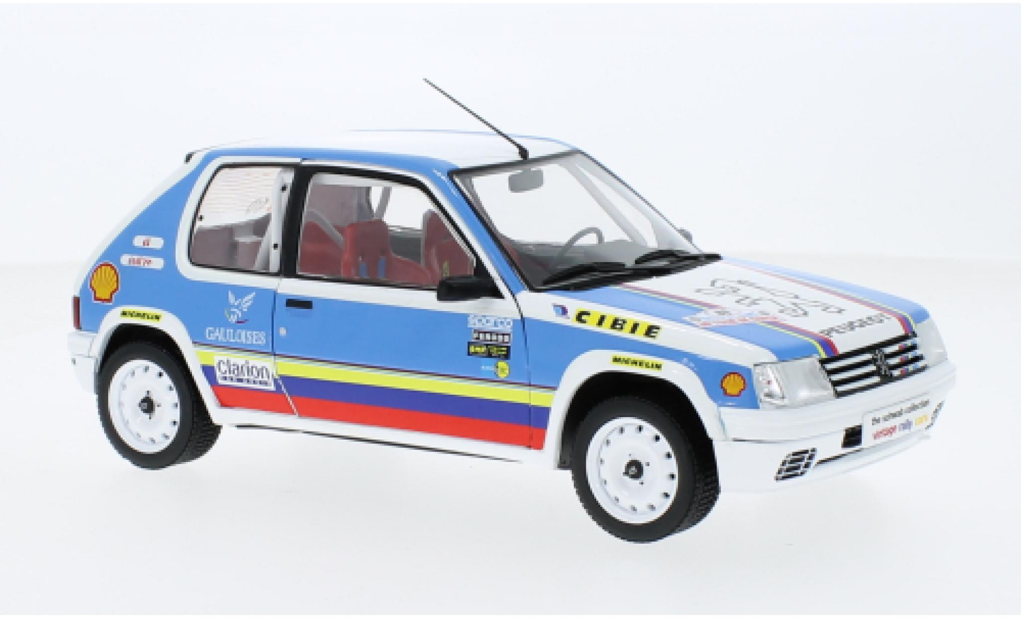 Peugeot 205 1/18 Solido GTI 1.9 The Schwab Collection 1990 modellino in miniatura