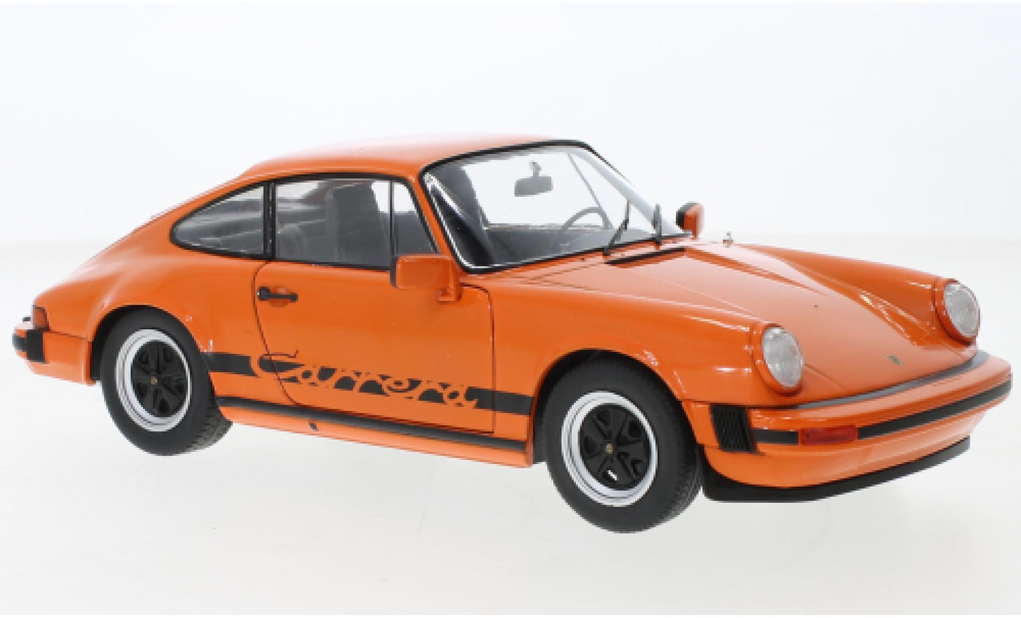 Porsche 930 1/18 Solido 911 Carrera 3.0 orange 1977 modellino in miniatura