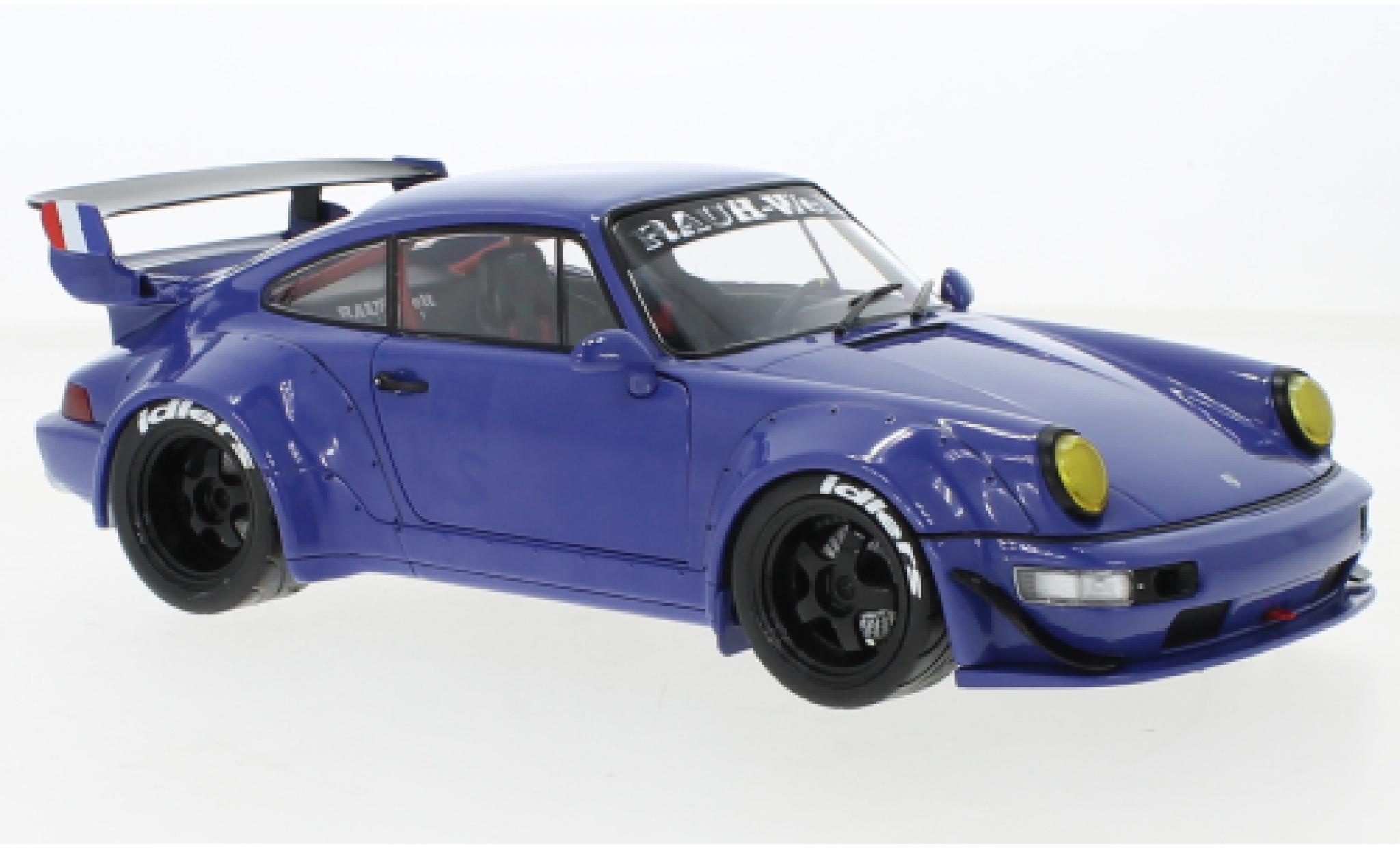 Porsche 991 RWB 1/18 Solido 911 (964) blu Champagne 2017 modellino in miniatura