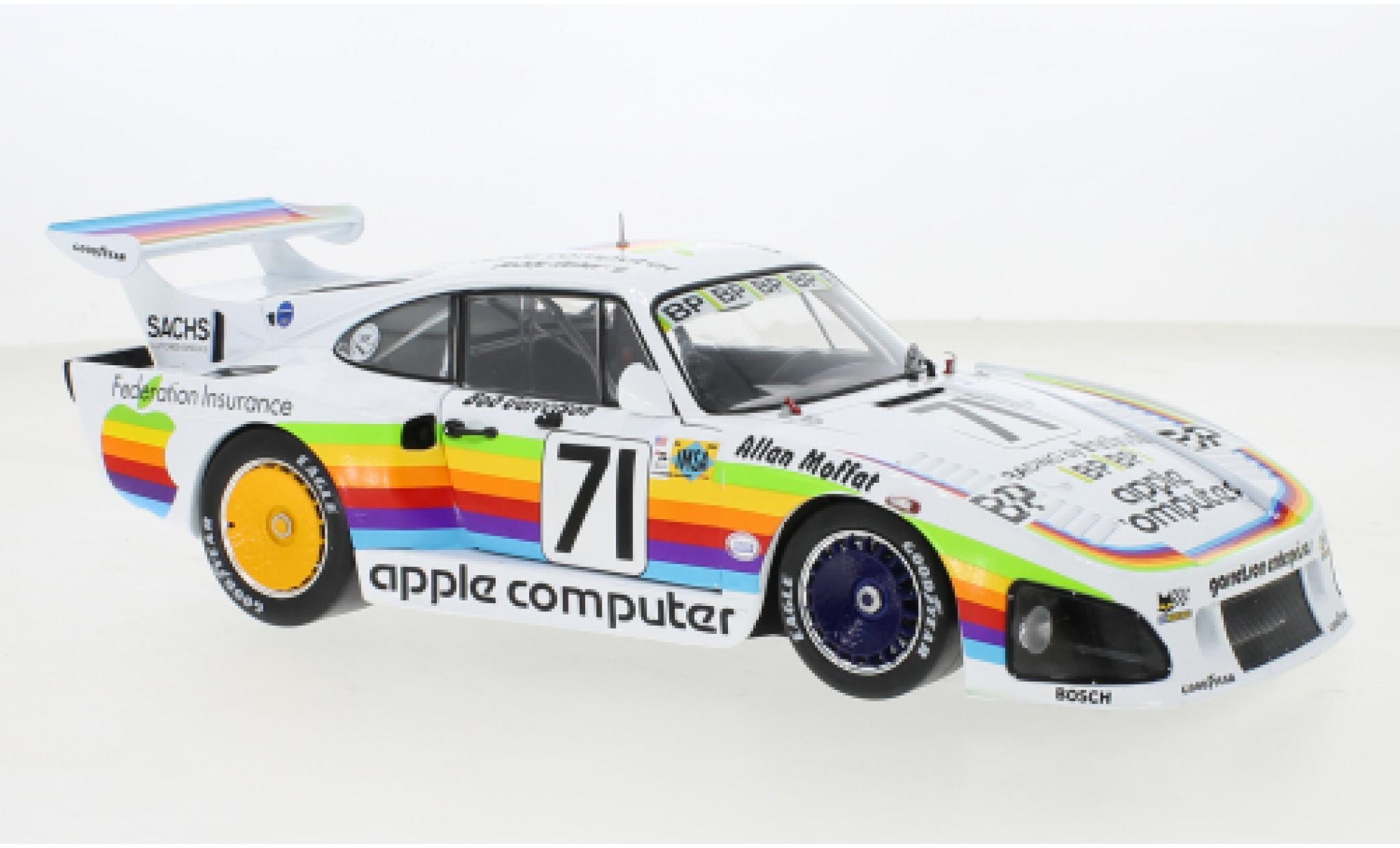 Porsche 935 1980 1/18 Solido K3 No.71 Apple Computer 24h Le Mans modellino in miniatura