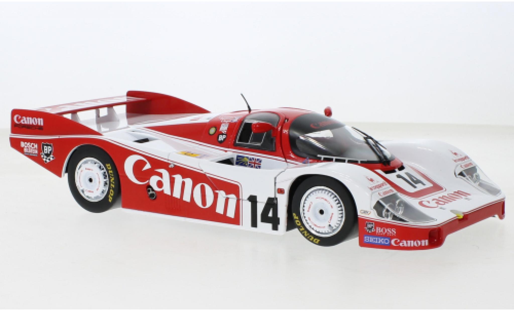 Porsche 956 1983 1/18 Solido LH No.14 Canon 24h Le Mans modellino in miniatura