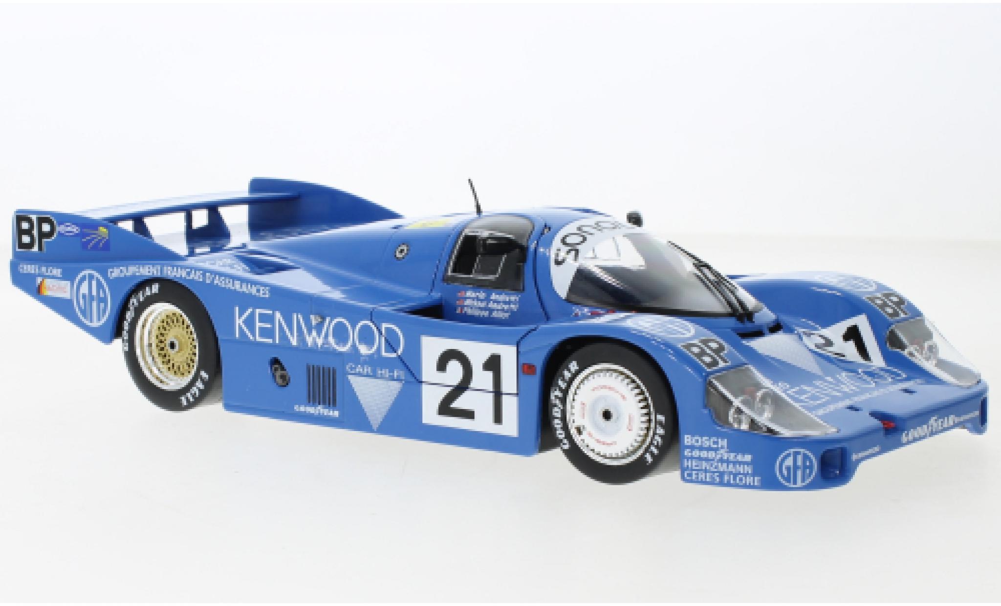 Porsche 956 1983 1/18 Solido LH RHD No.21 Kenwood 24h Le Mans modellino in miniatura