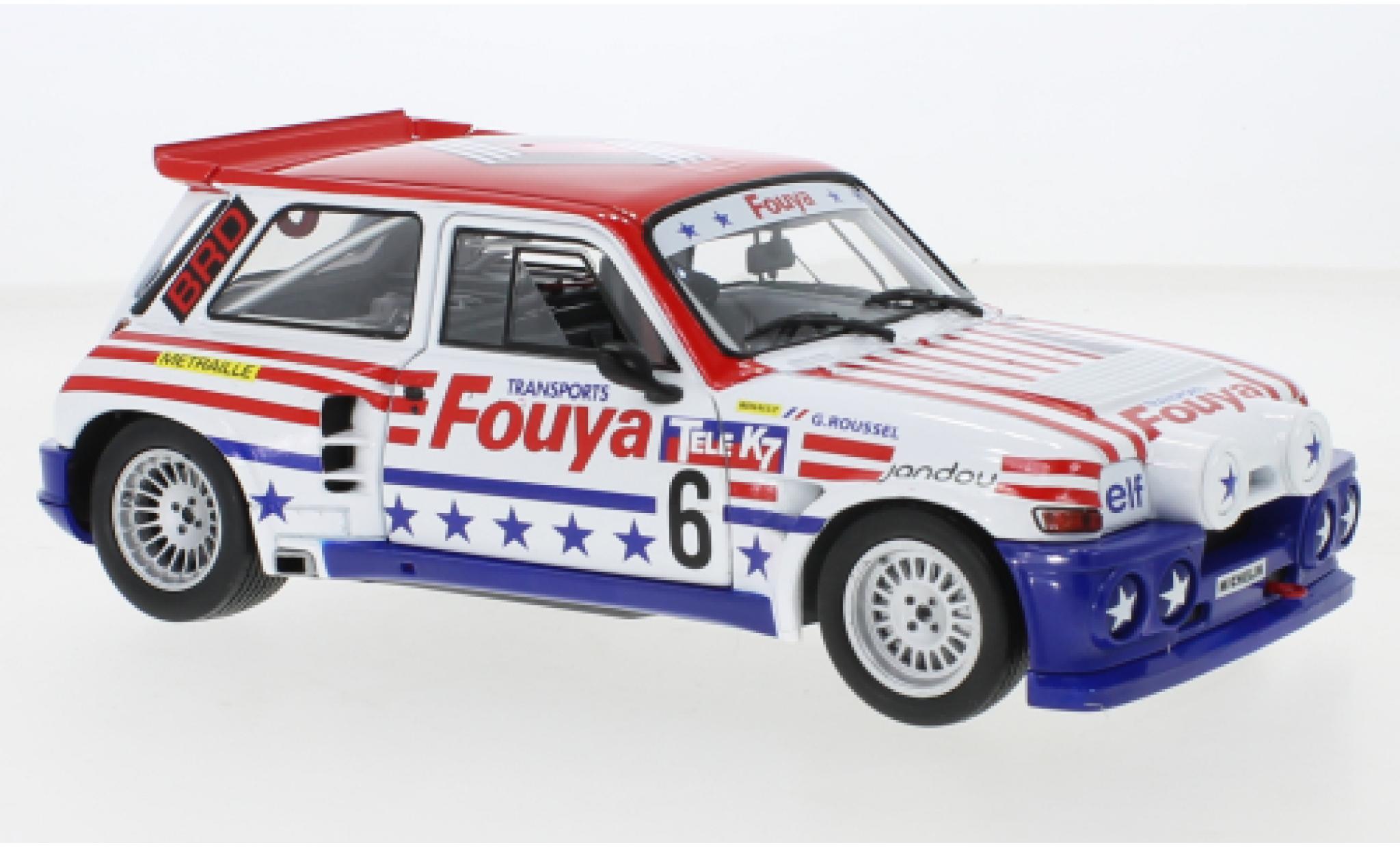 Renault 5 1/18 Solido Maxi No.6 Rallycross 1987 modellino in miniatura