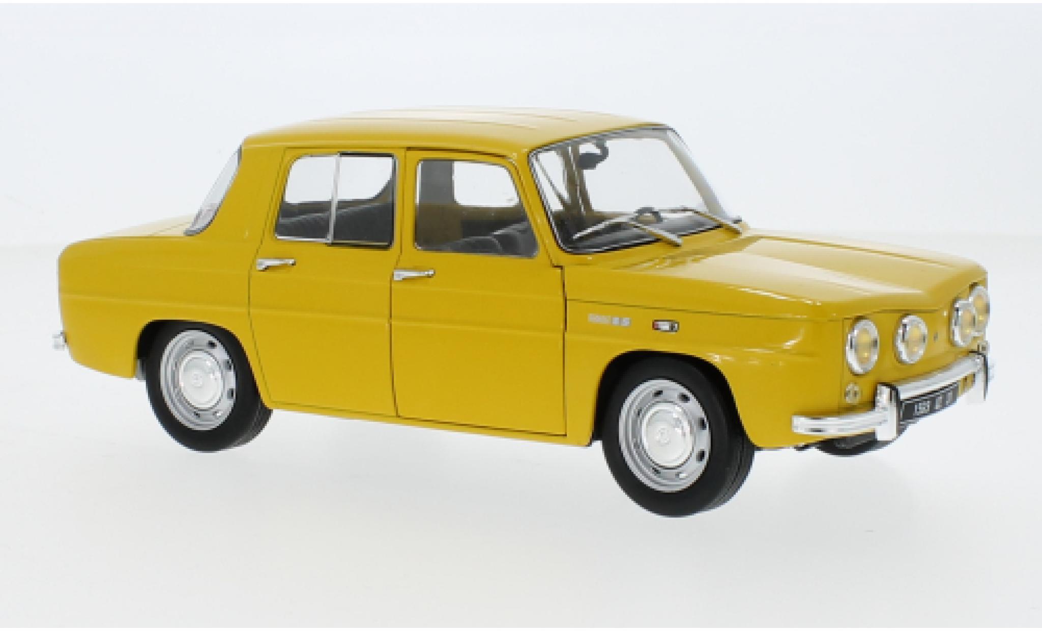 Renault 8 1/18 Solido S giallo 196 modellino in miniatura