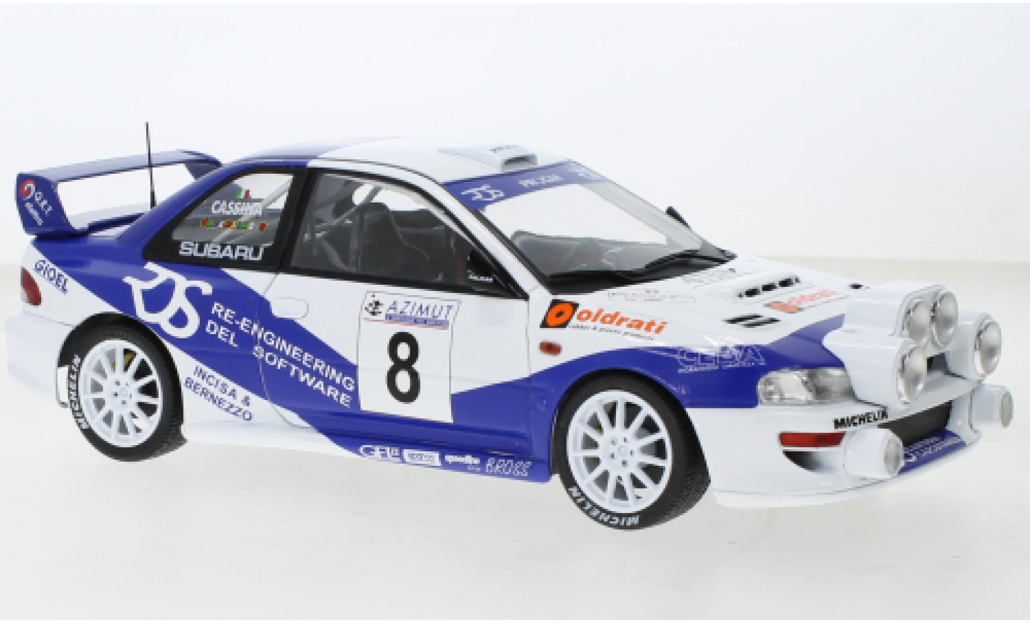 Subaru Impreza 1/18 Solido WRC No.8 Rallye Monza 2000 modellino in miniatura