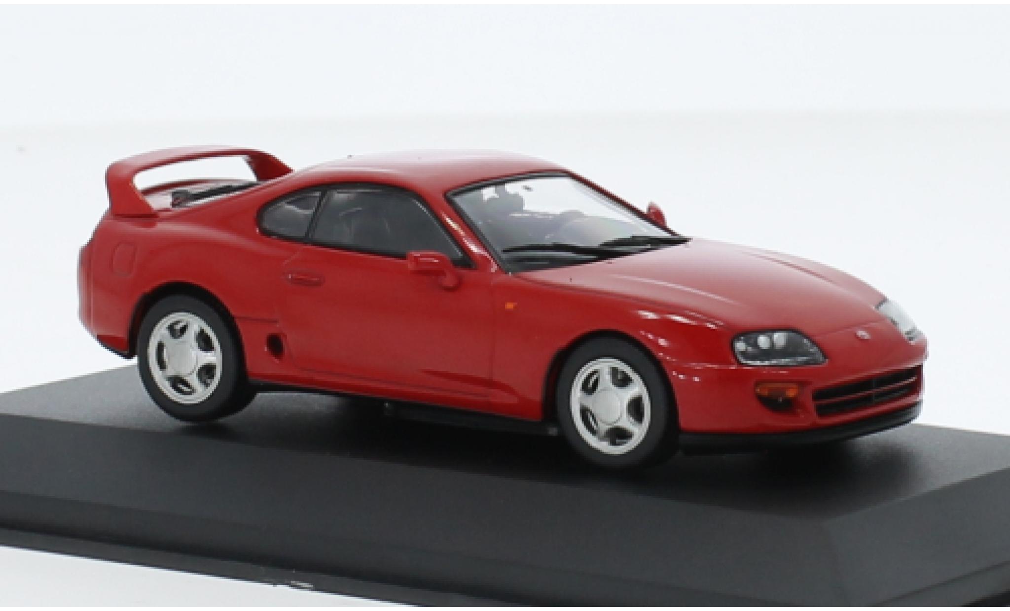 Toyota Supra 1/43 Solido MK4 (A80) rosso 2001 modellino in miniatura