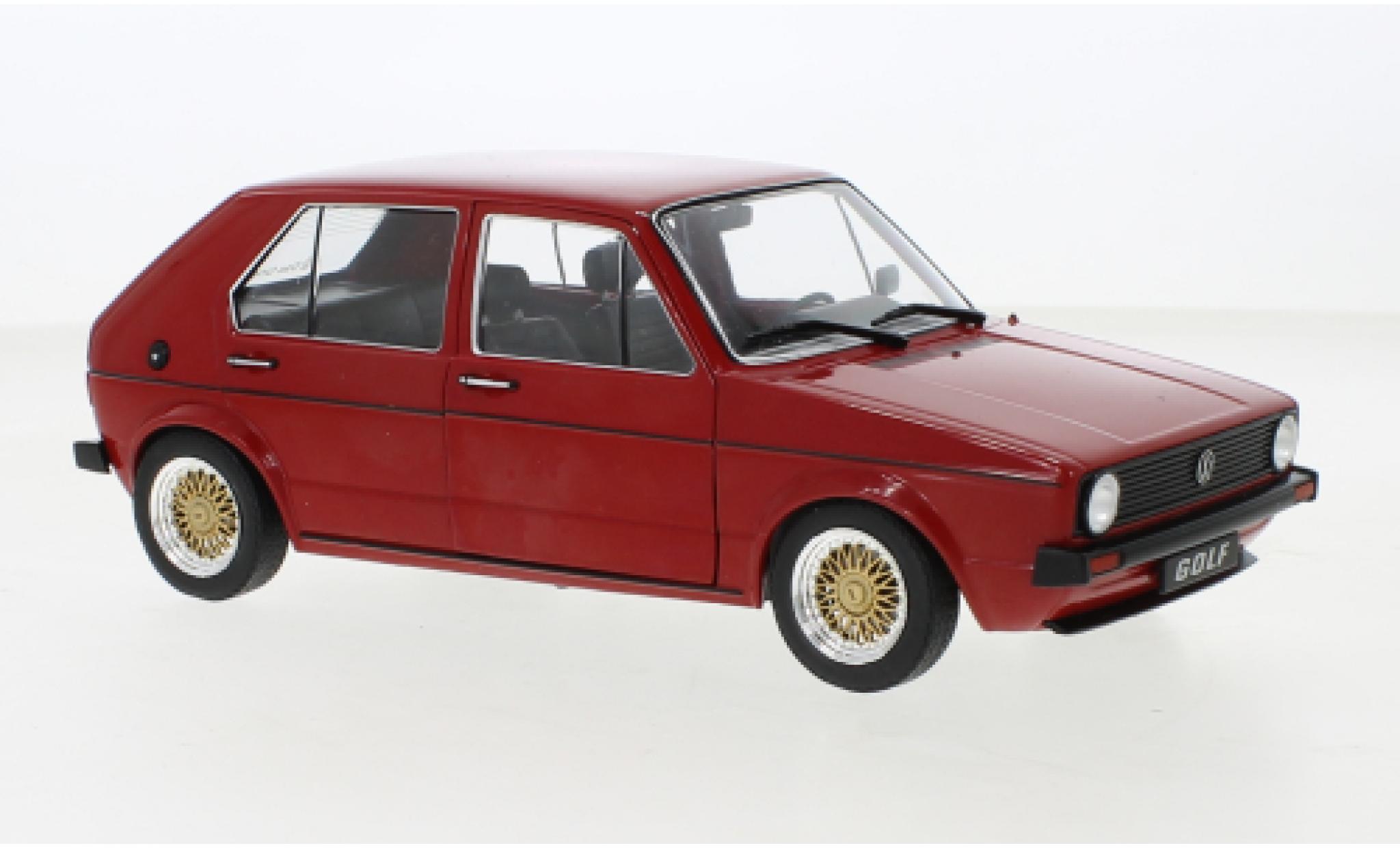 Volkswagen Golf 1/18 Solido I Custom II rosso 1976 modellino in miniatura