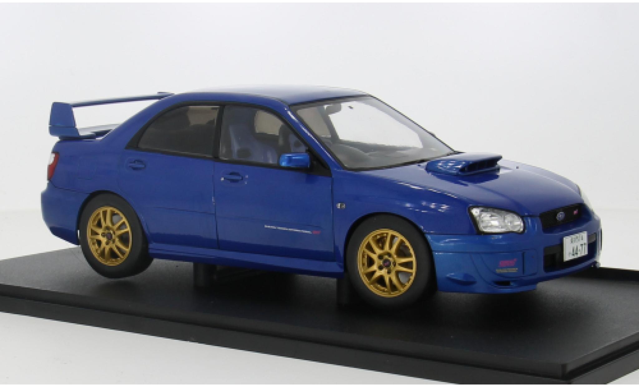 Subaru Impreza 1/18 Solido WRX STI blau 1:18 modellino in miniatura