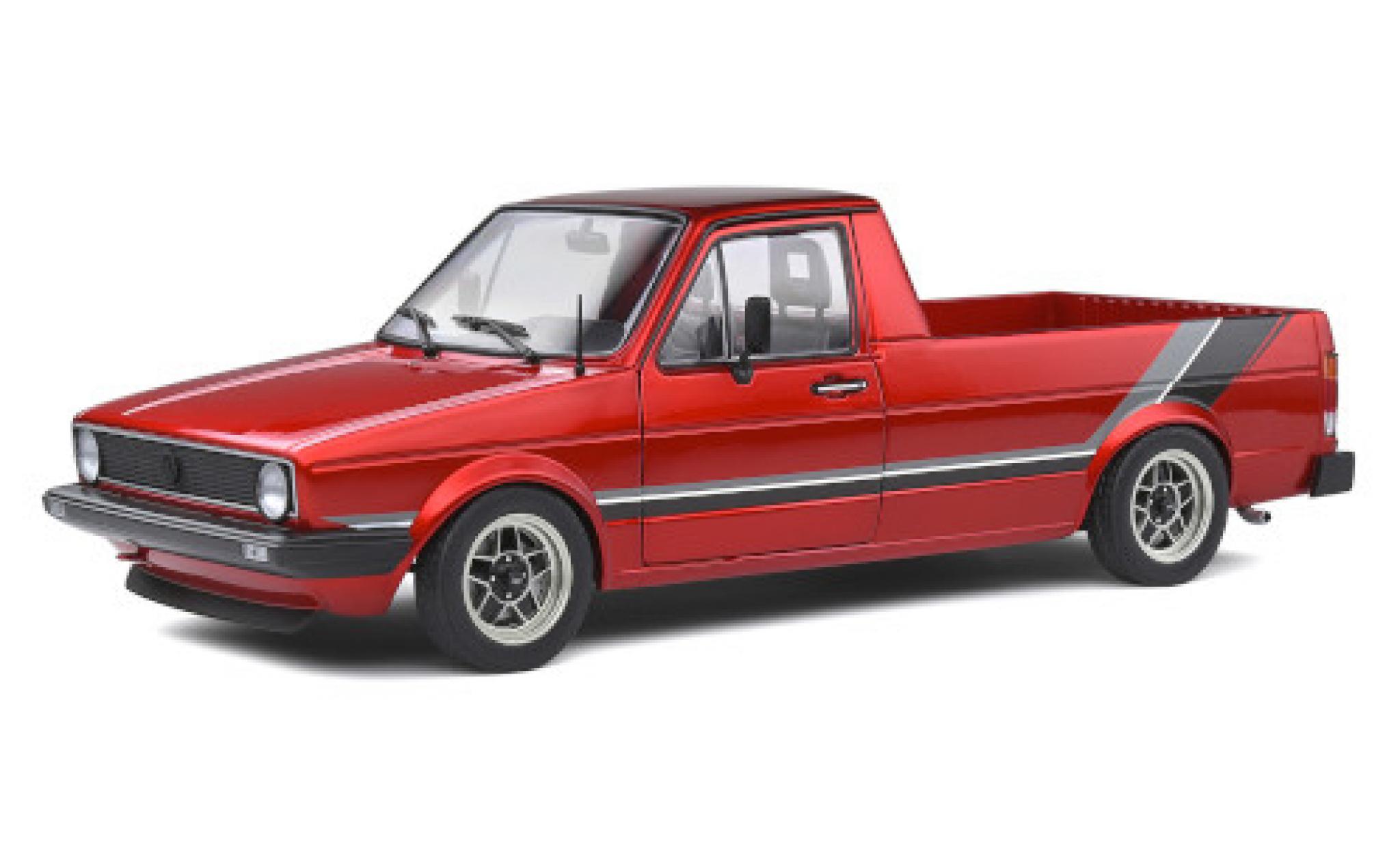 Volkswagen Caddy 1/18 Solido Custom metallico rosso 1982 modellino in miniatura