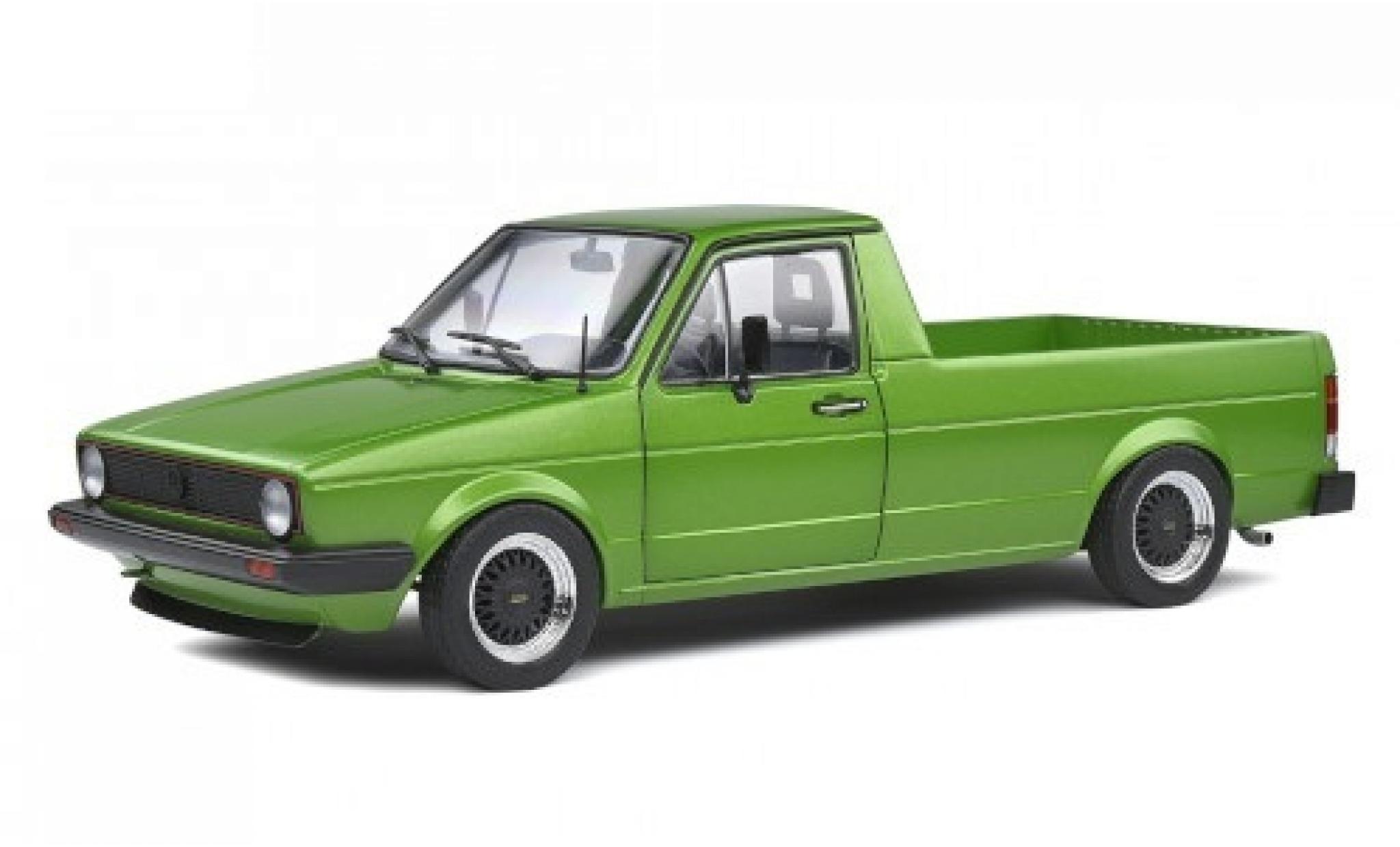 Volkswagen Caddy 1/18 Solido Custom metallico verde 1982 modellino in miniatura