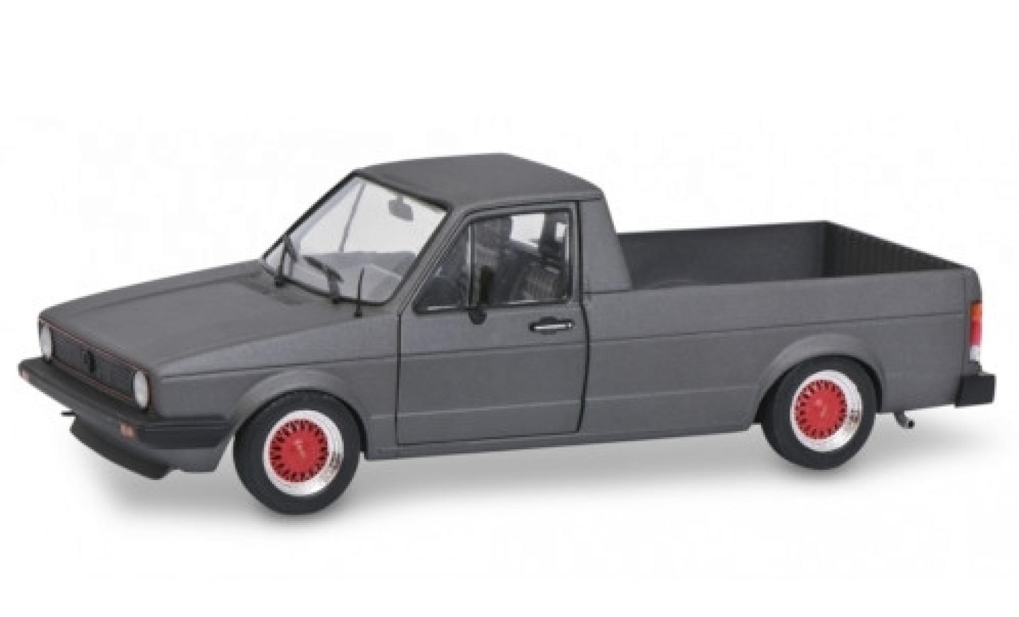 Volkswagen Caddy 1/18 Solido Mk1 Custom matt-anthrazit 1982 modellino in miniatura
