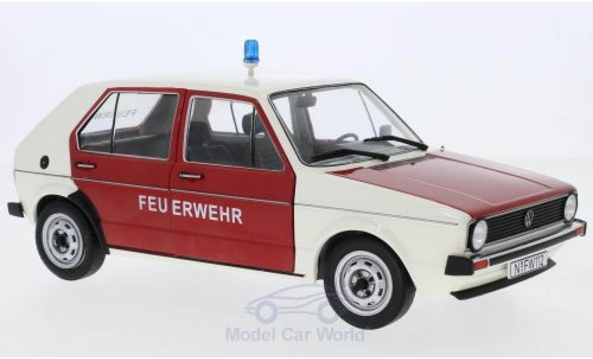 Volkswagen Golf V 1/18 Solido I Feuerwehr 1974 modellino in miniatura