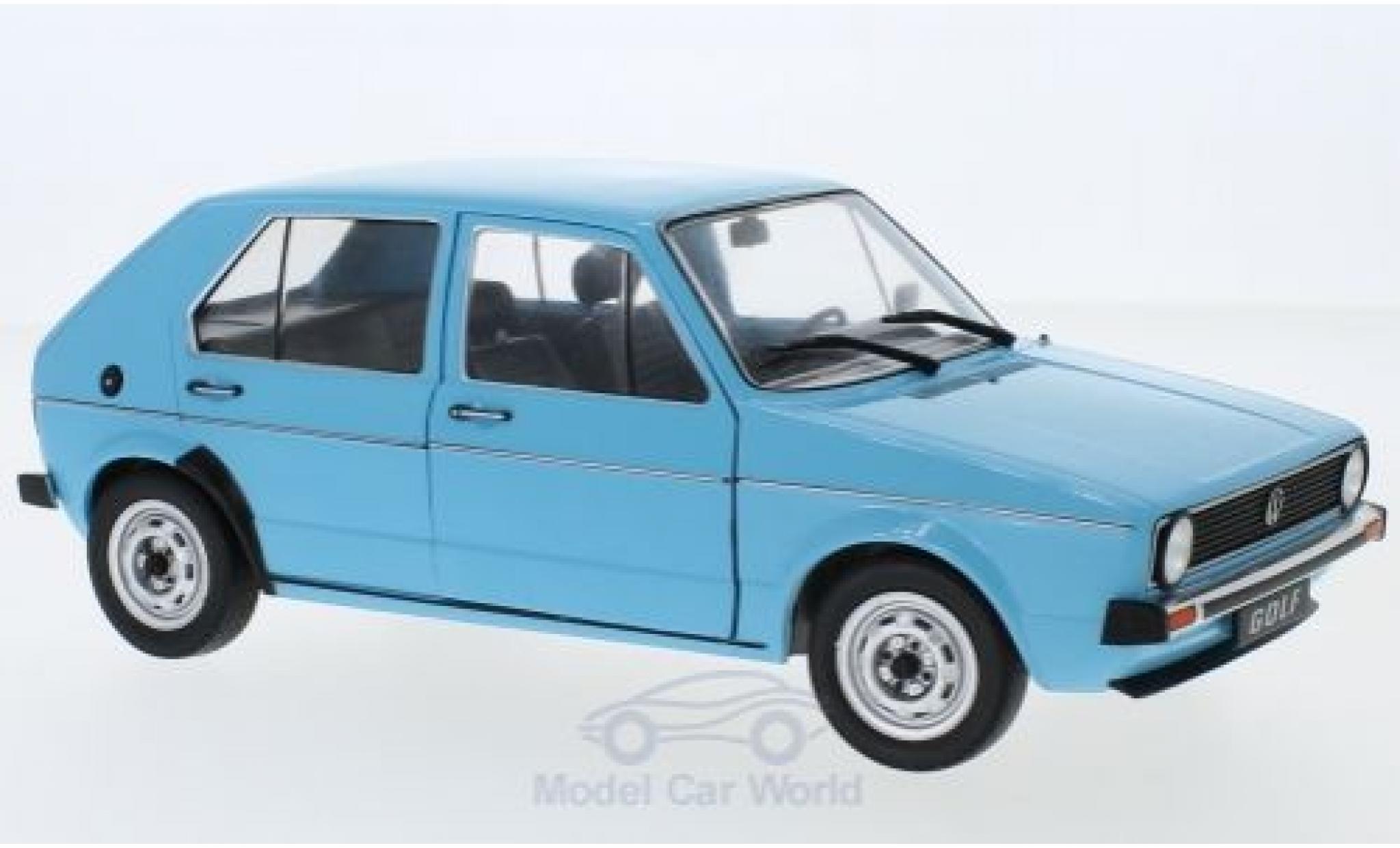 Volkswagen Golf 1/18 Solido I L blu 1973 modellino in miniatura