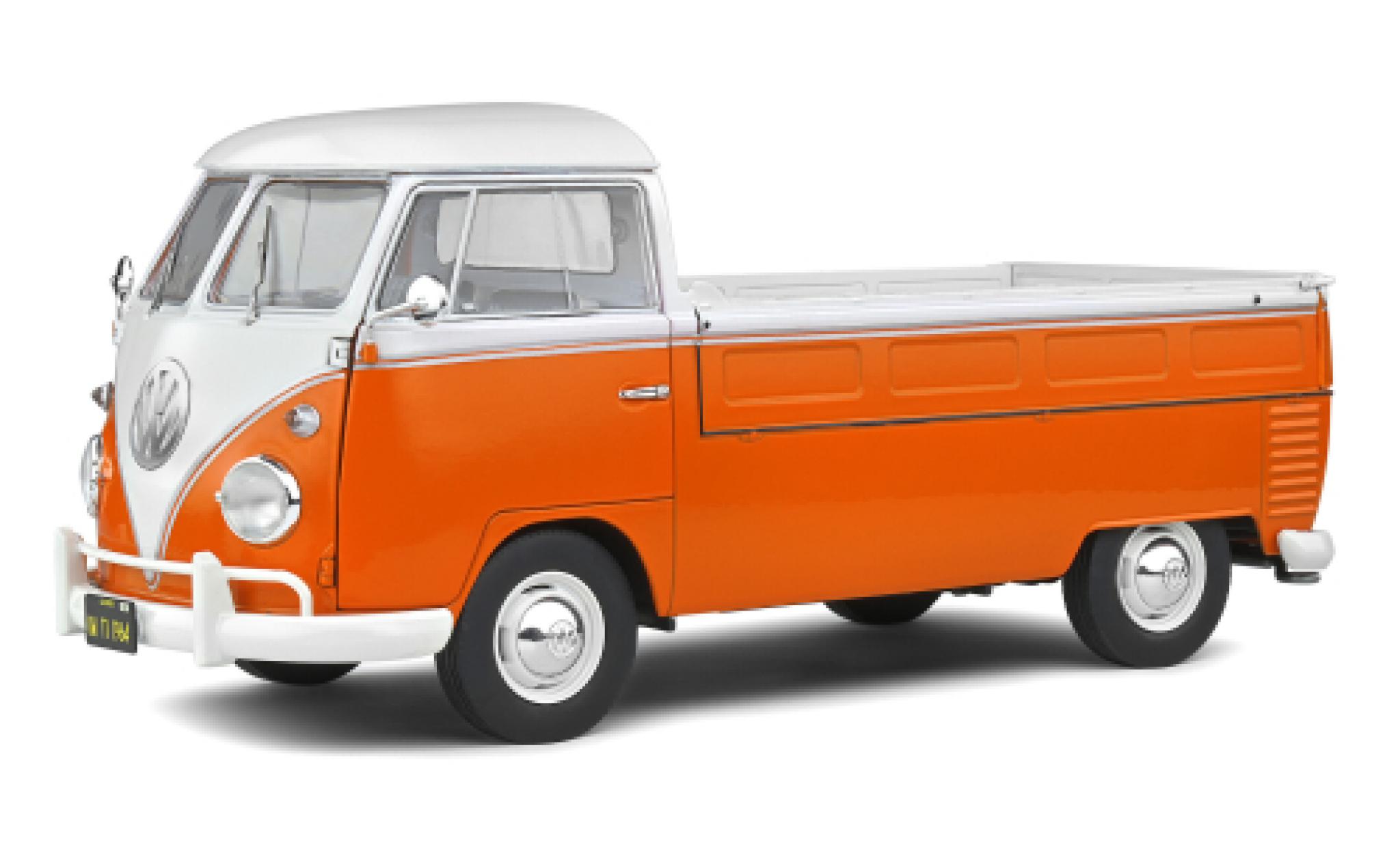 Volkswagen T1 1/18 Solido Pritsche orange/bianco 1950 modellino in miniatura