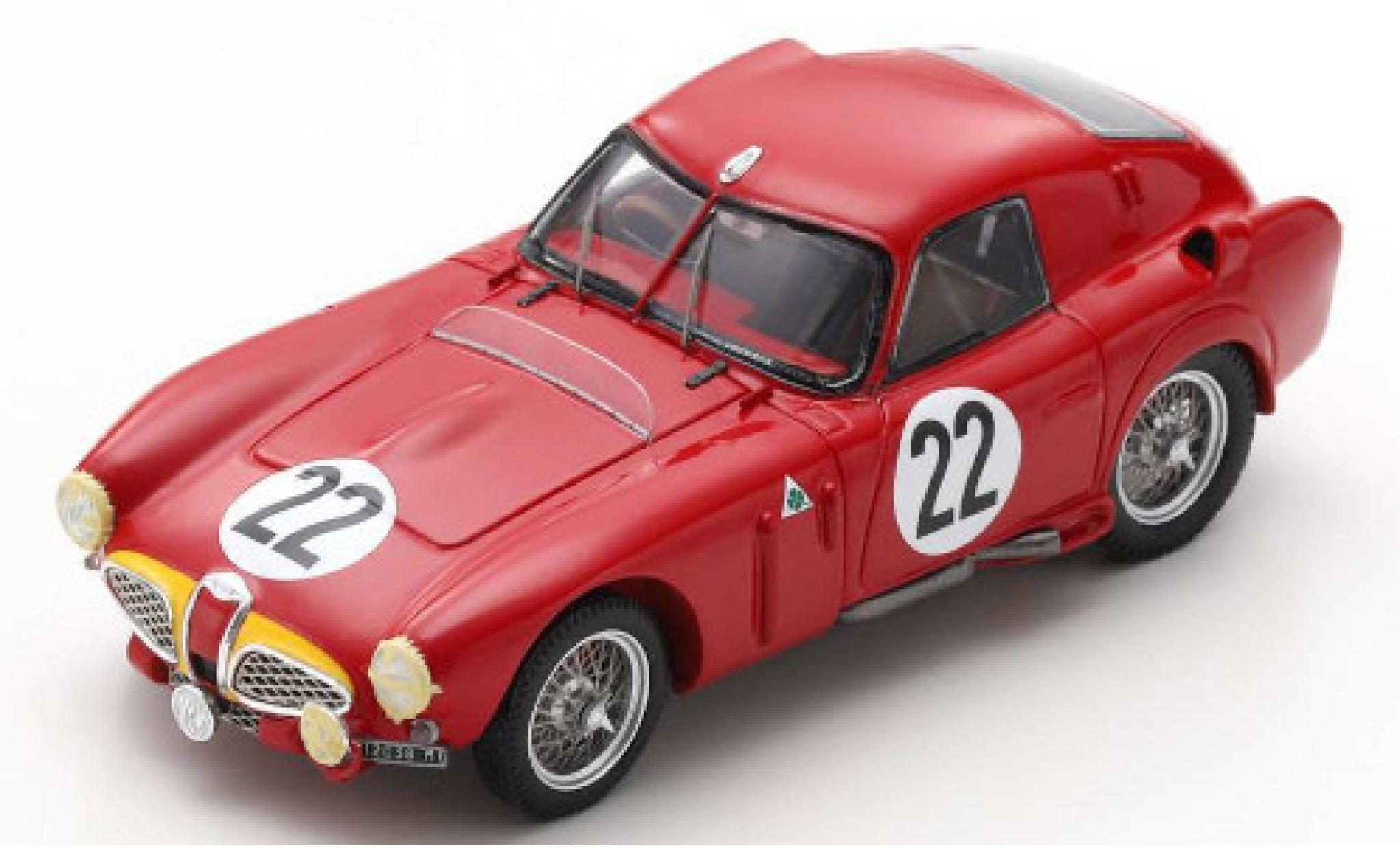 Alfa Romeo 6C 1/43 Spark 3000 CM RHD No.22 SpA 24h Le Mans 1953 J.M.Fangio/O.Marimon modellino in miniatura