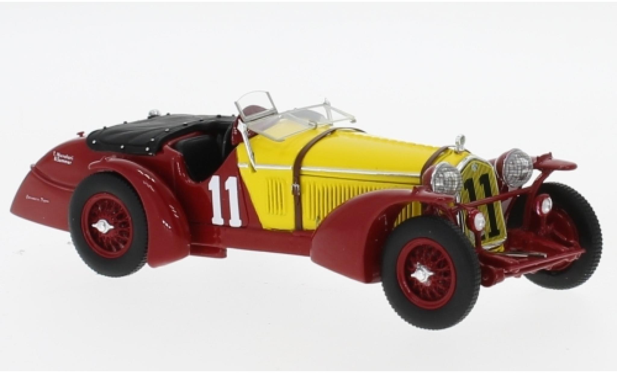 Alfa Romeo 8C 1/43 Spark RHD No.11 24h Le Mans 1933 R.Sommer/T.Nuvolari modellino in miniatura