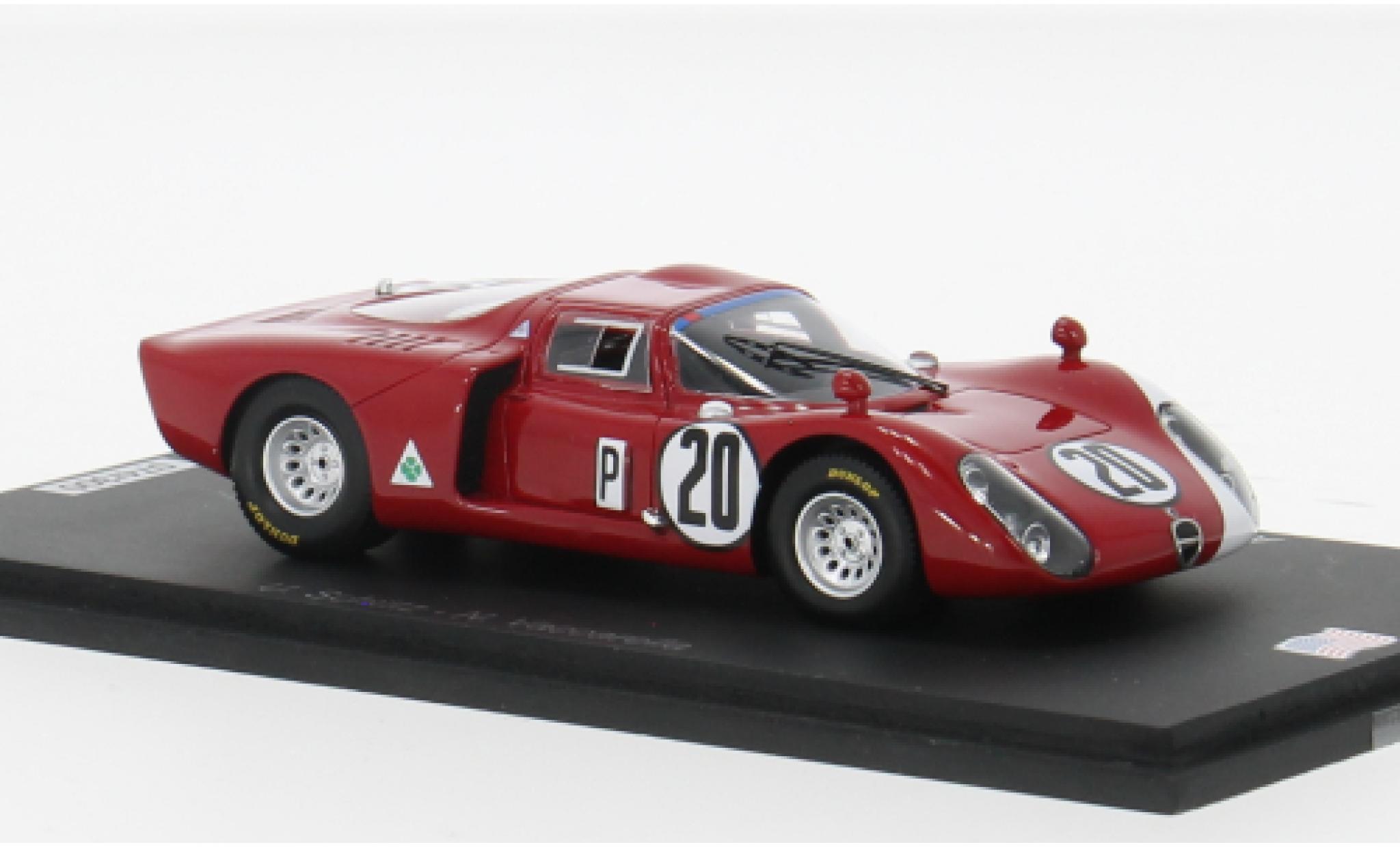 Alfa Romeo T33 Spark /2 24h Daytona 1968 #20 1:43 modellino in miniatura