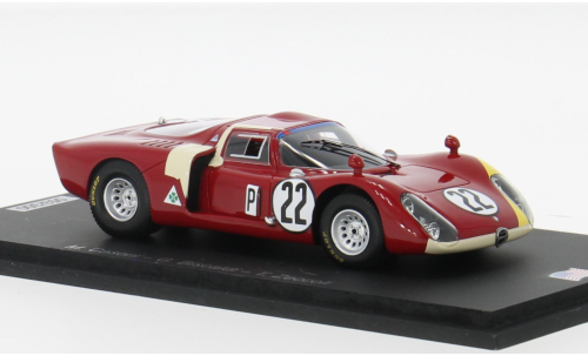 Alfa Romeo T33 Spark /2 24h Daytona 1968 #22 1:43 modellino in miniatura
