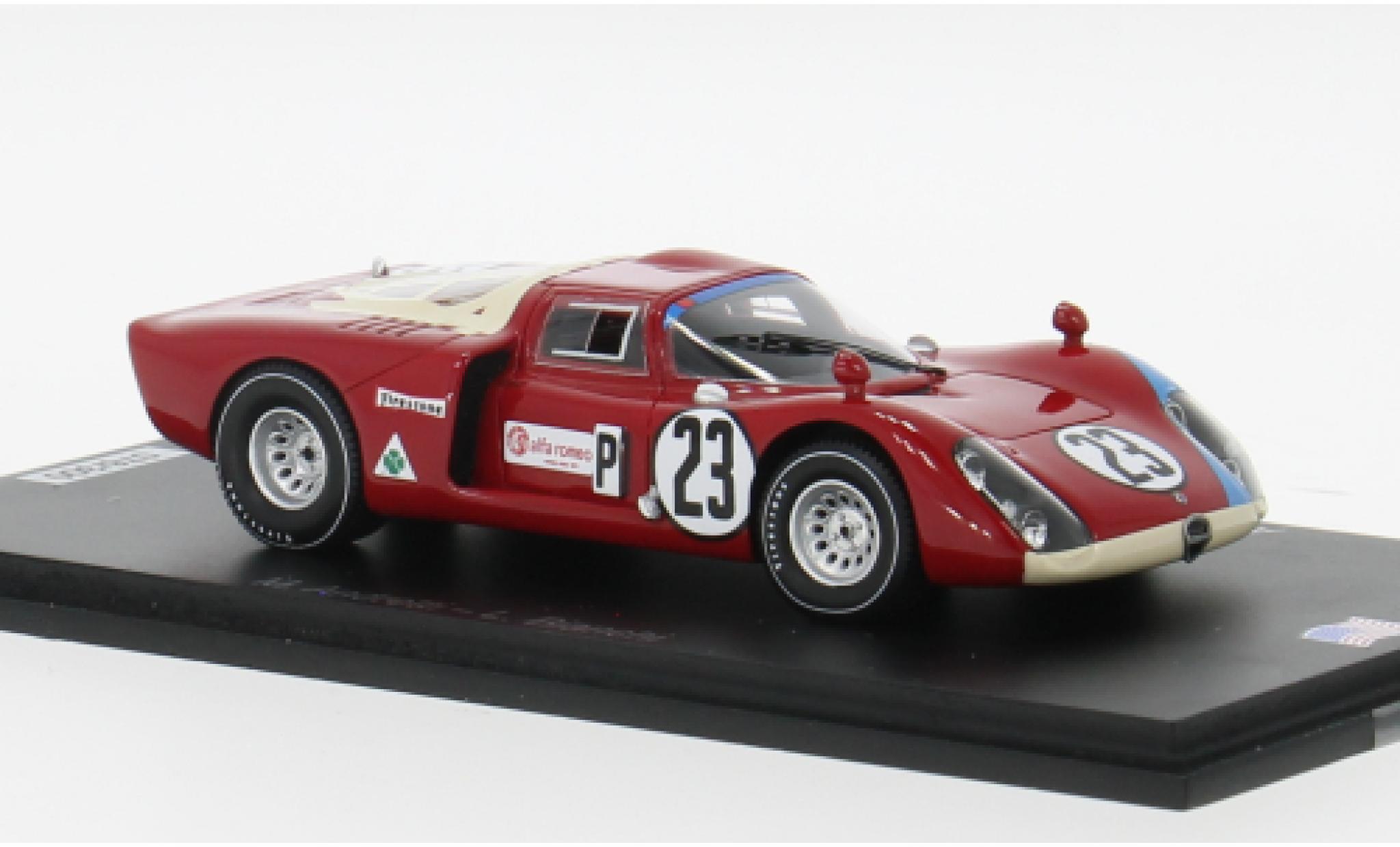 Alfa Romeo T33 Spark /2 24h Daytona 1968 #23 1:43 modellino in miniatura