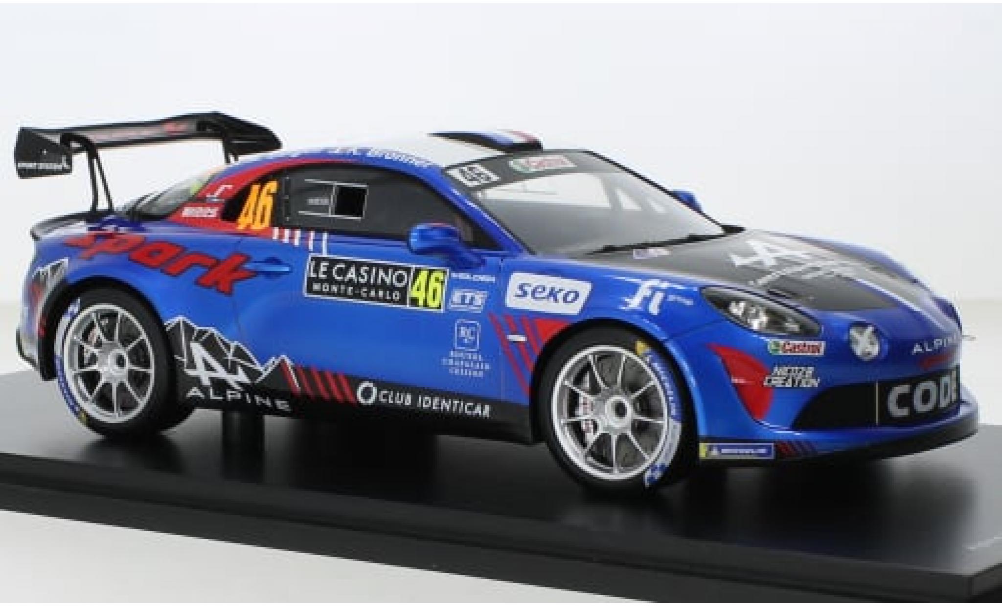 Alpine A110 1/18 Spark Rally RGT No.46 Rallye WM Rallye Monte Carlo 2022 1:18 modellino in miniatura