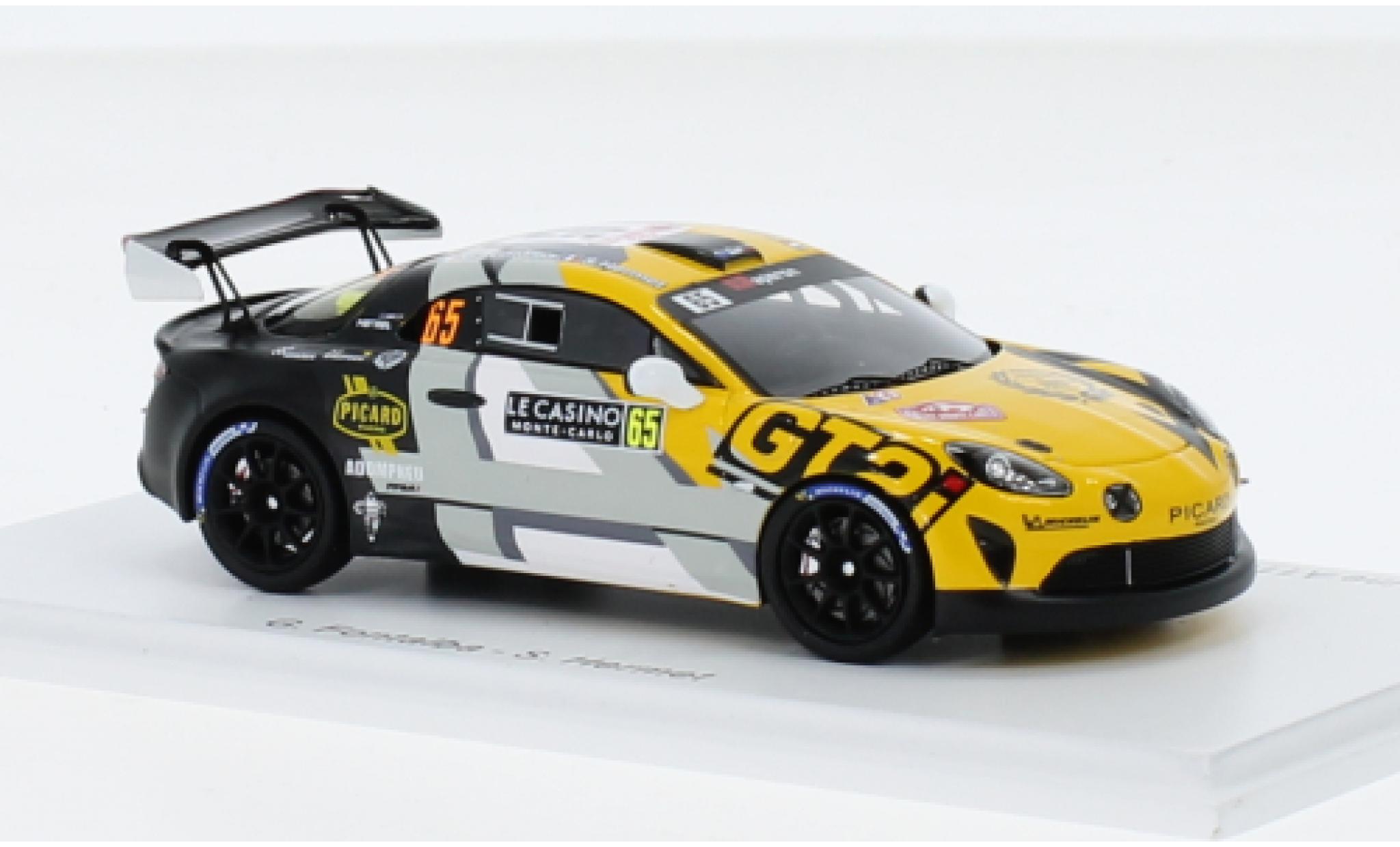 Alpine A110 1/43 Spark Rally RGT No.65 Picard Racing Rallye WM Rallye Monte Carlo 2023 1:43 modellino in miniatura