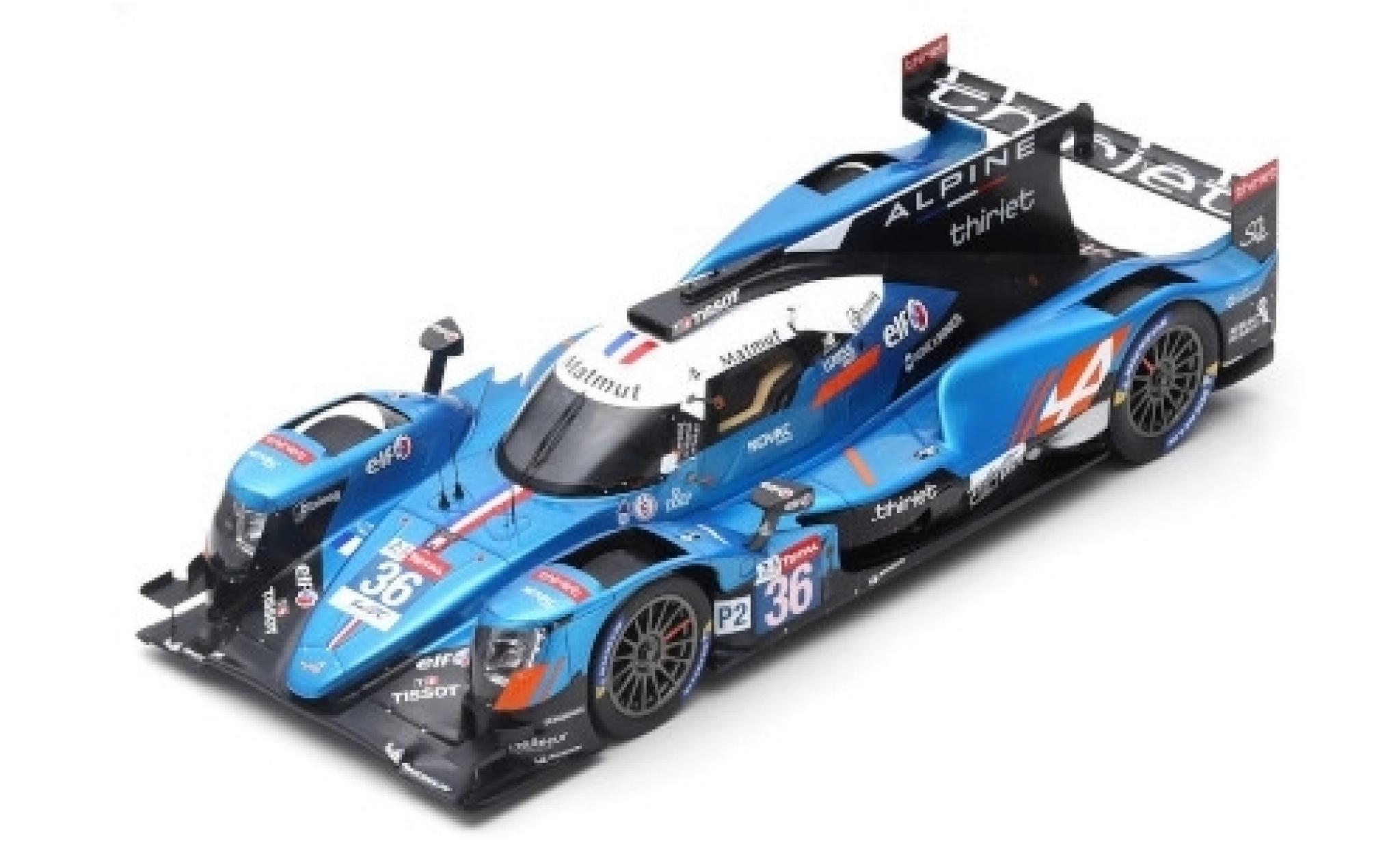 Alpine A470 1/18 Spark -Gibson No.36 Signatech Matmut 24h Le Mans 2019 N.Lapierre/A.Negrao/P.Thiriet modellino in miniatura