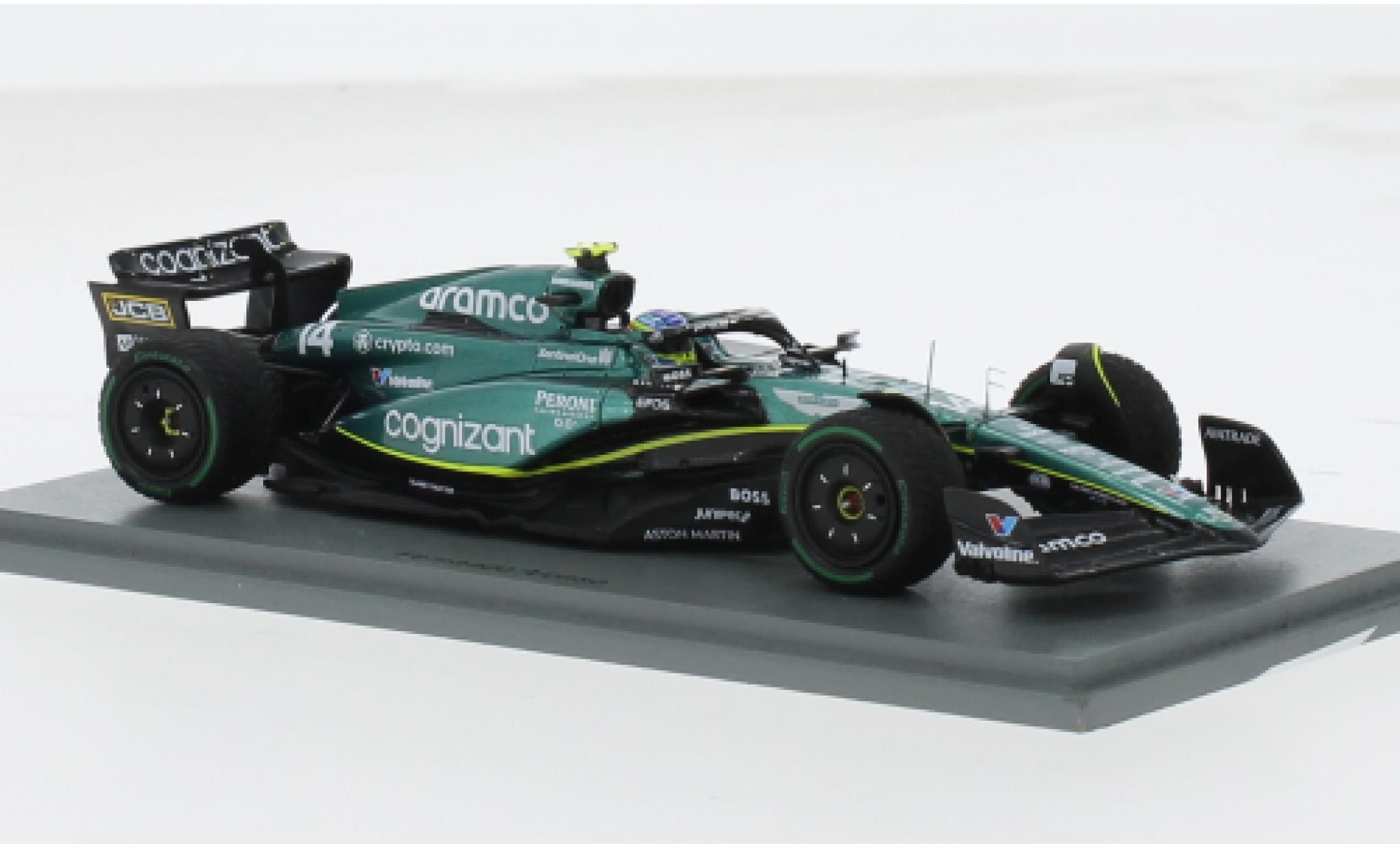 Aston Martin AMR2 1/43 Spark 3 No.14 Aramco Cognizant F1 Team Cognizant Formel 1 GP Niederlande 2023 1:43 modellino in miniatura